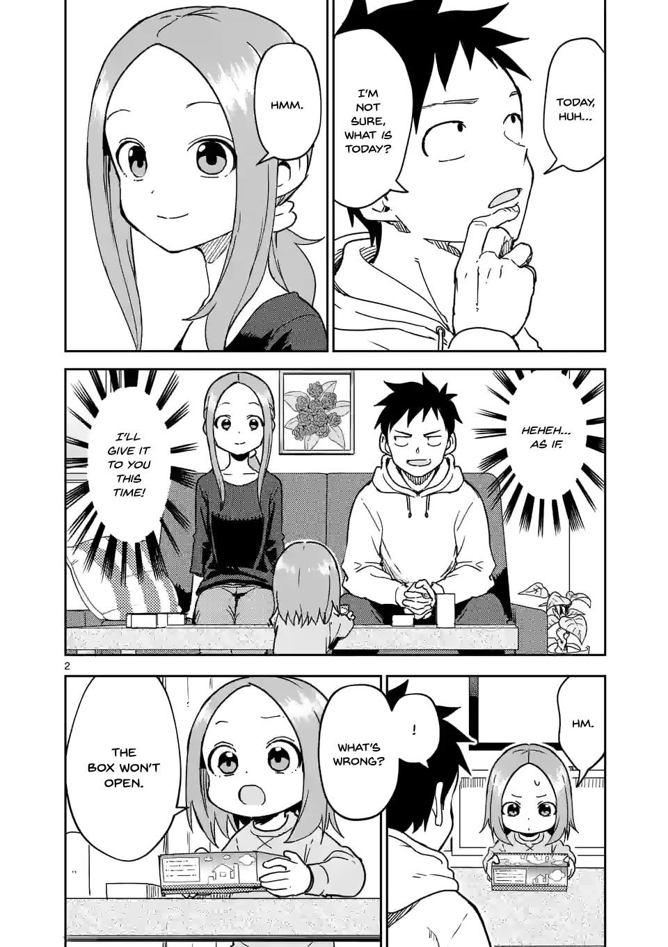 Karakai Jouzu no (Moto) Takagi-san chapter 301 page 2
