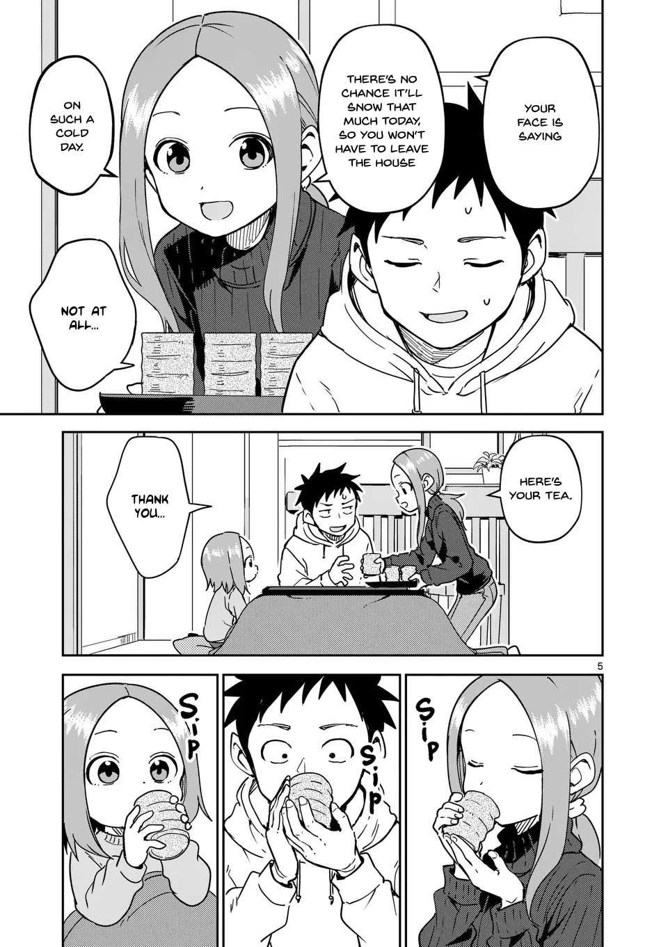 Karakai Jouzu no (Moto) Takagi-san chapter 303 page 5