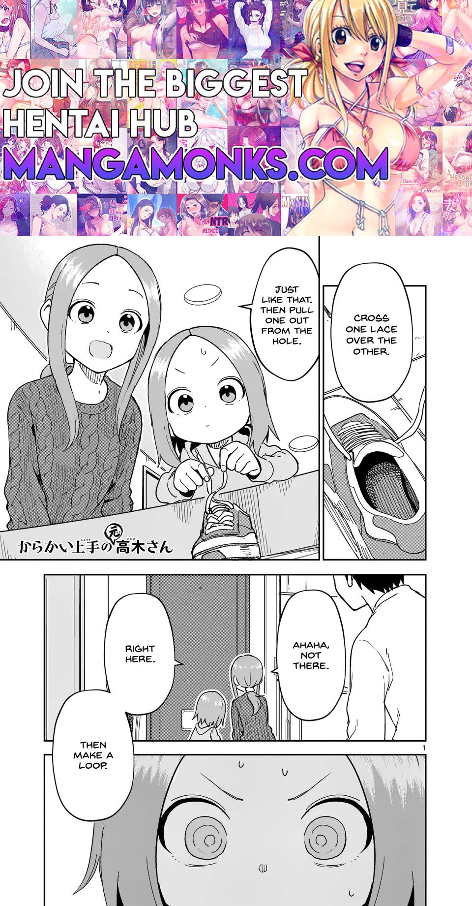 Karakai Jouzu no (Moto) Takagi-san chapter 304 page 1