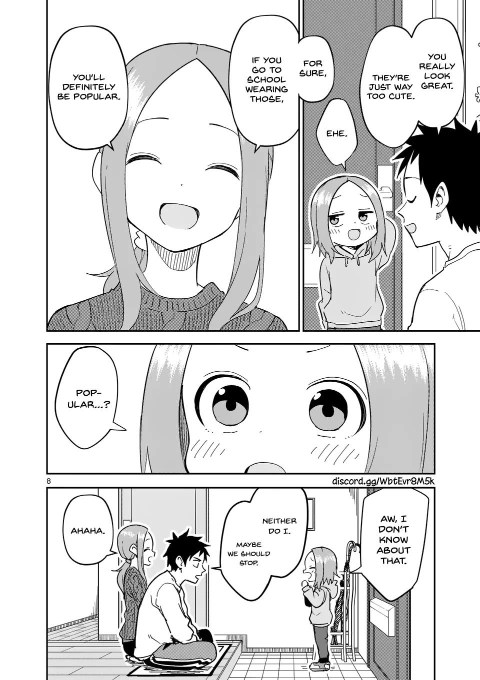 Karakai Jouzu no (Moto) Takagi-san chapter 304 page 8