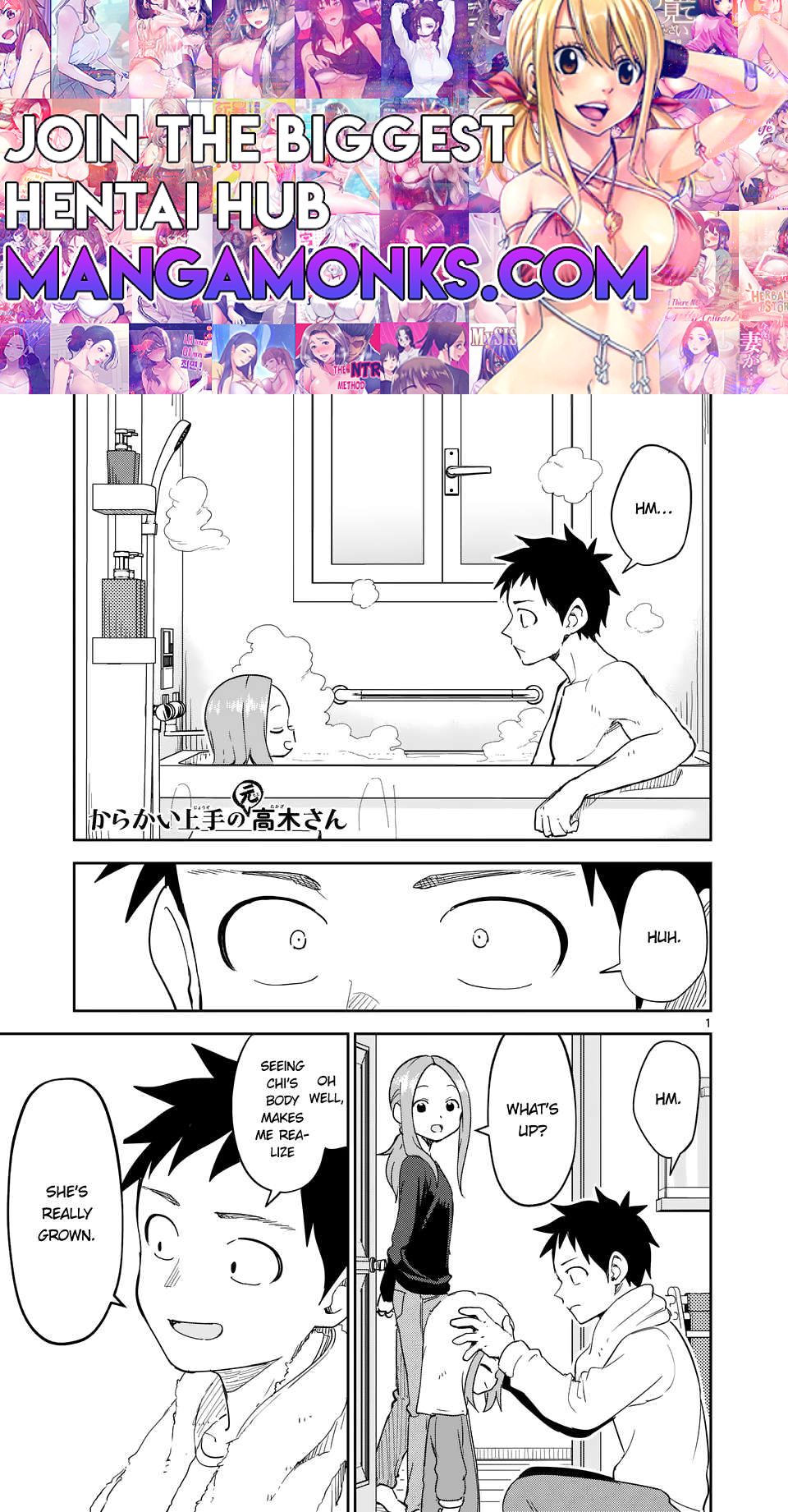 Karakai Jouzu no (Moto) Takagi-san chapter 306 page 1