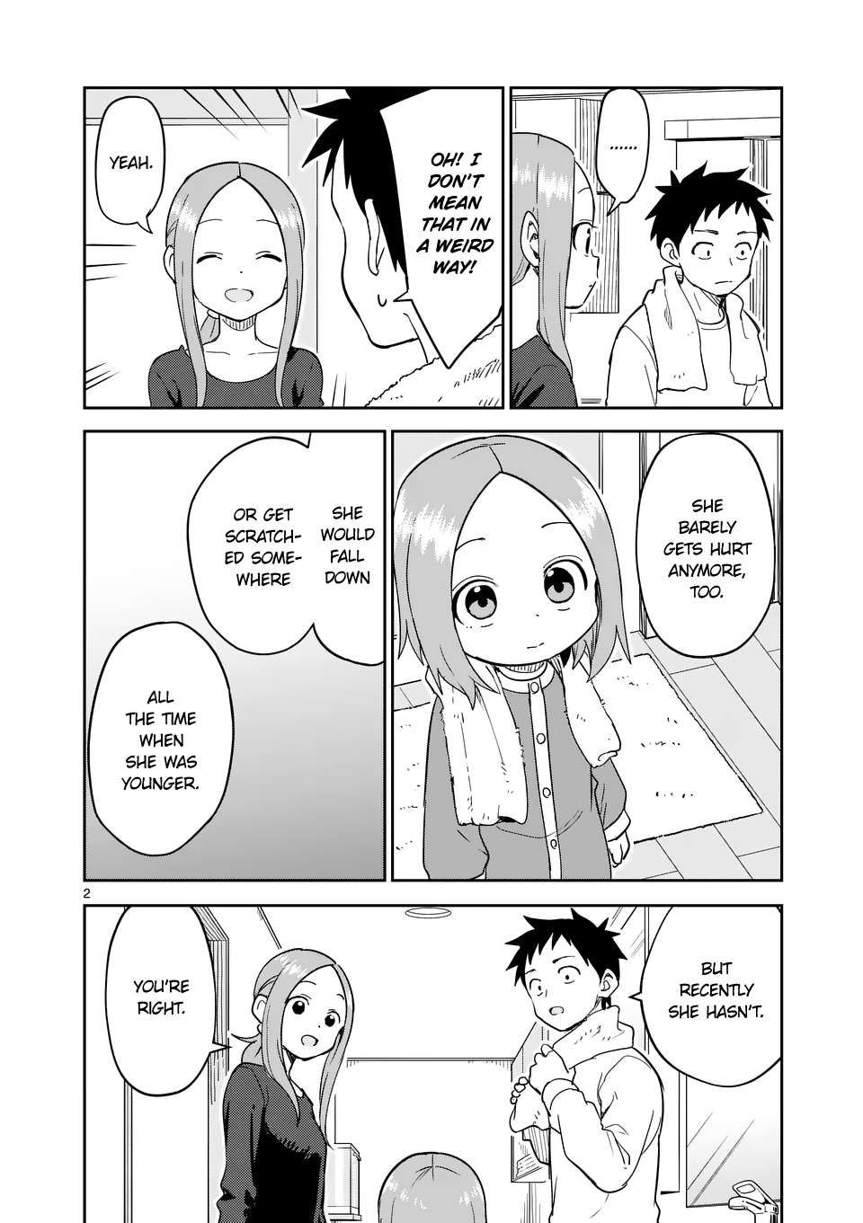 Karakai Jouzu no (Moto) Takagi-san chapter 306 page 2