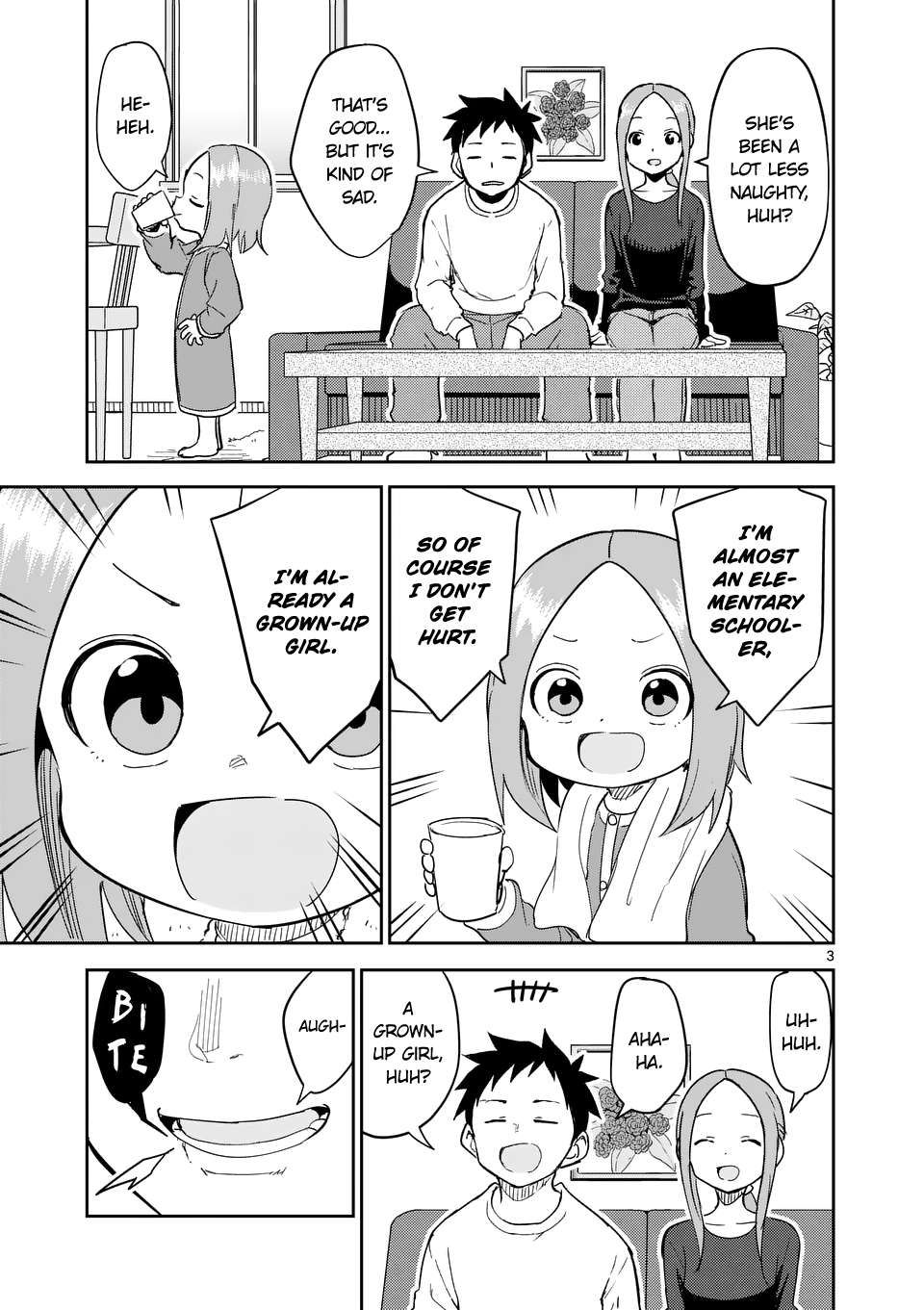 Karakai Jouzu no (Moto) Takagi-san chapter 306 page 3