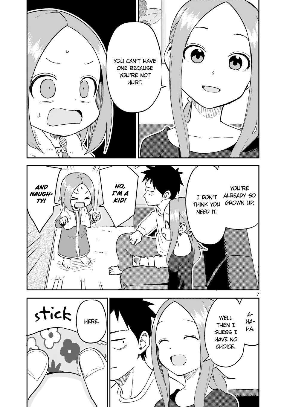 Karakai Jouzu no (Moto) Takagi-san chapter 306 page 7