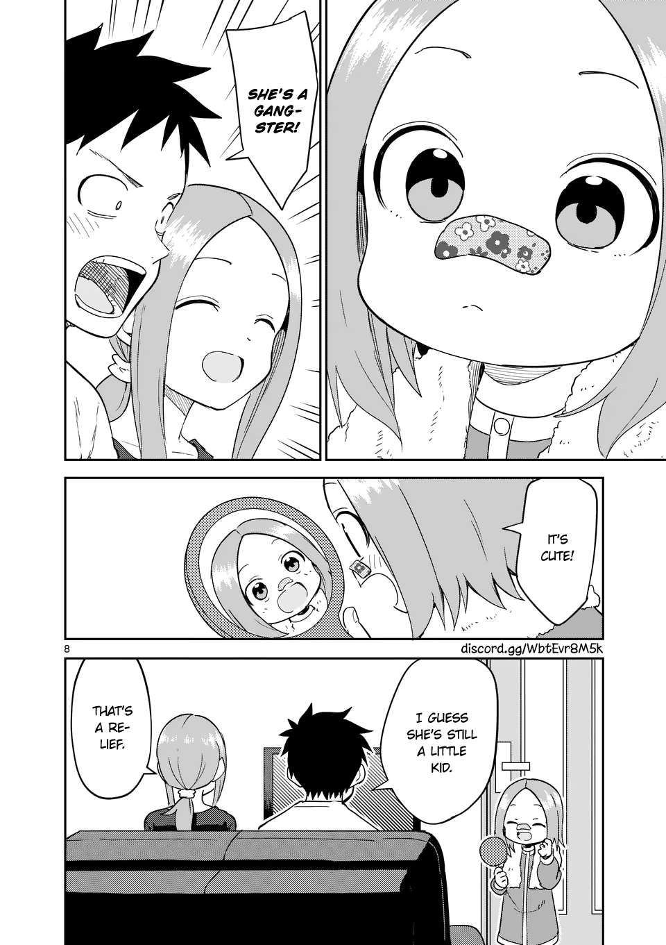 Karakai Jouzu no (Moto) Takagi-san chapter 306 page 8
