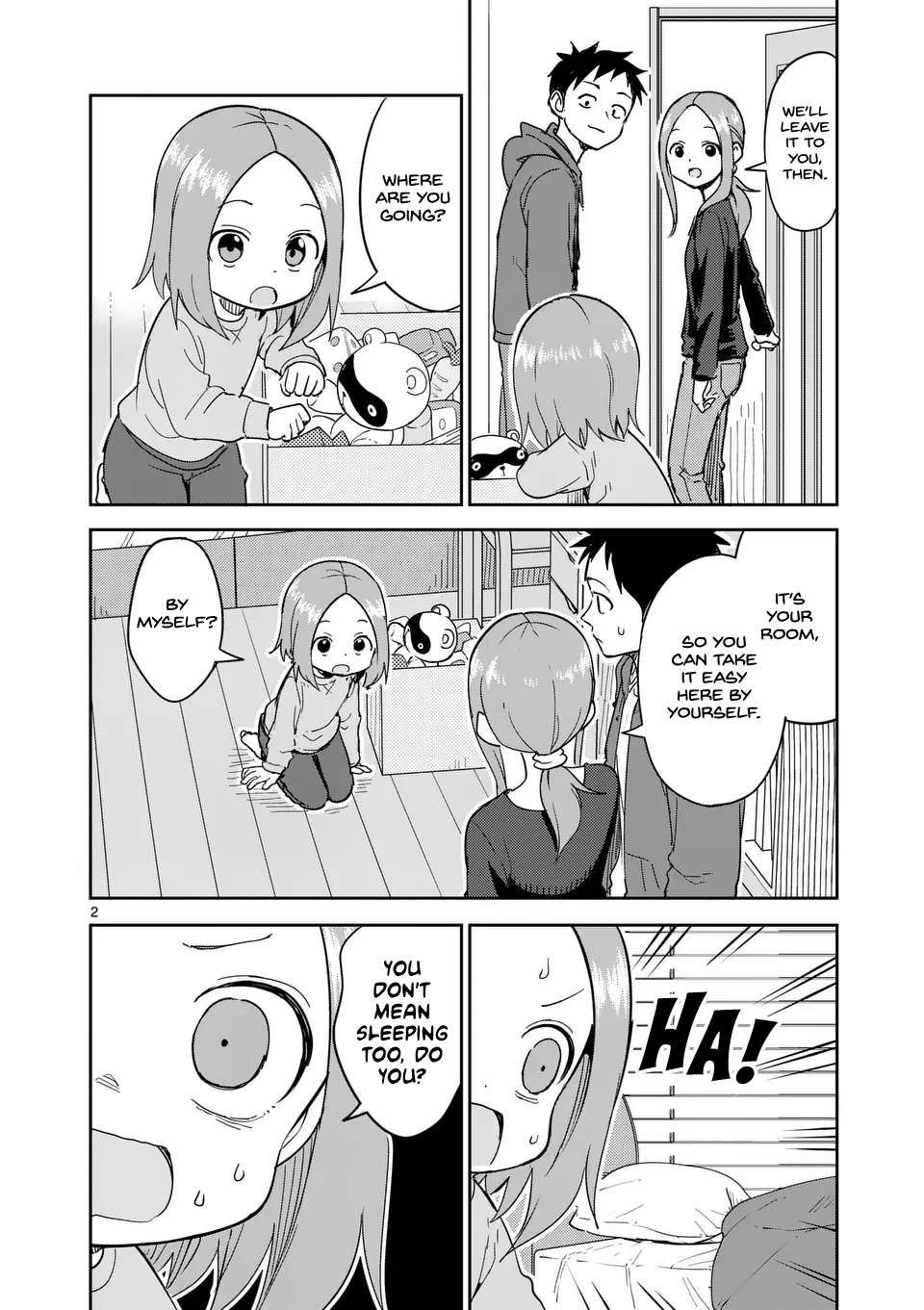 Karakai Jouzu no (Moto) Takagi-san chapter 308 page 2
