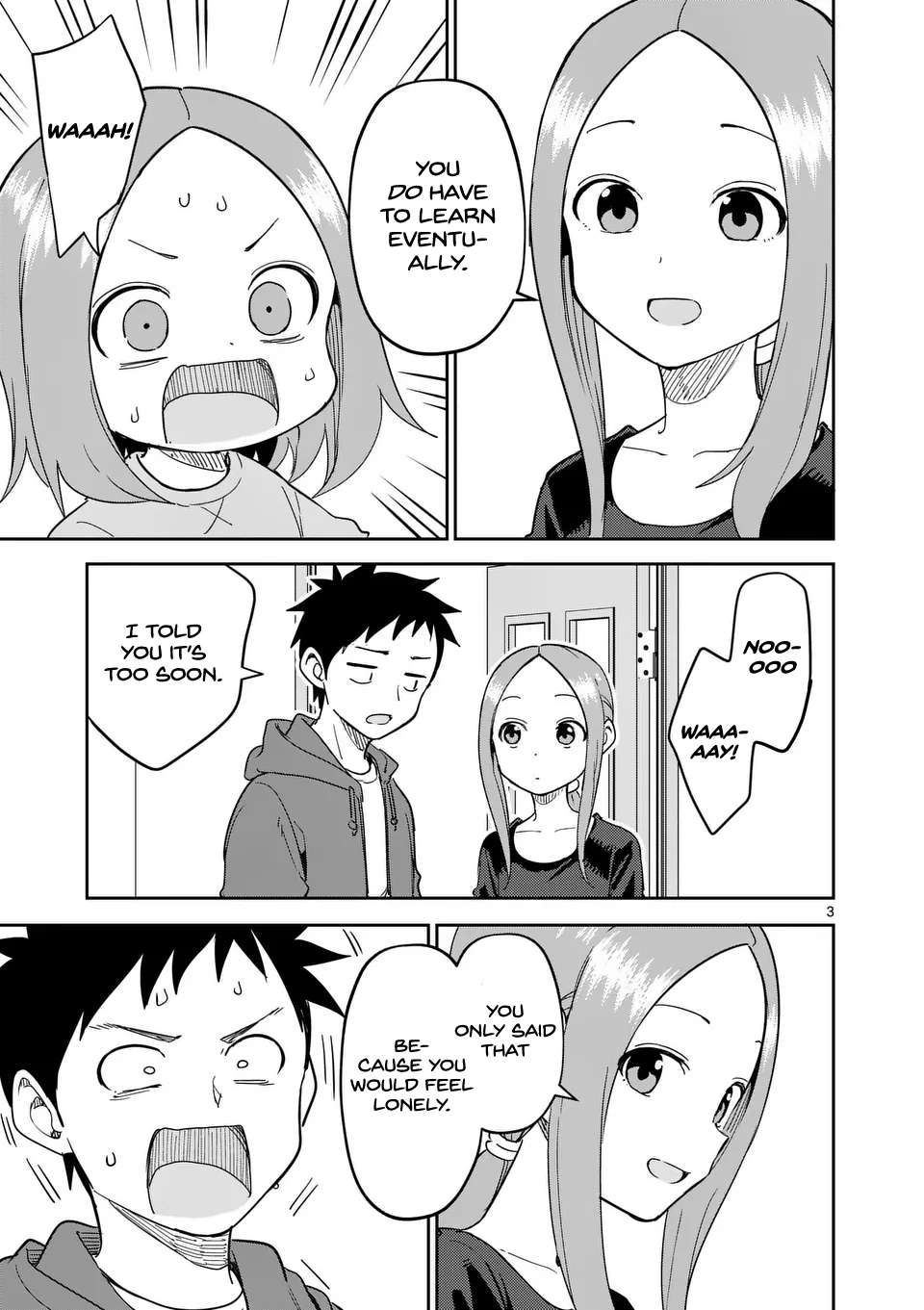 Karakai Jouzu no (Moto) Takagi-san chapter 308 page 3