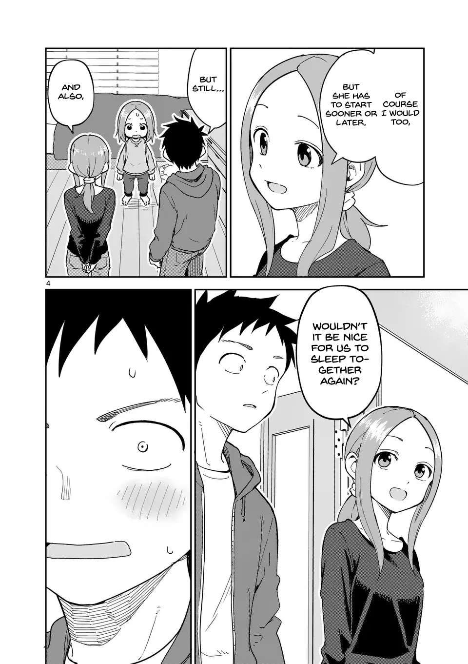 Karakai Jouzu no (Moto) Takagi-san chapter 308 page 4