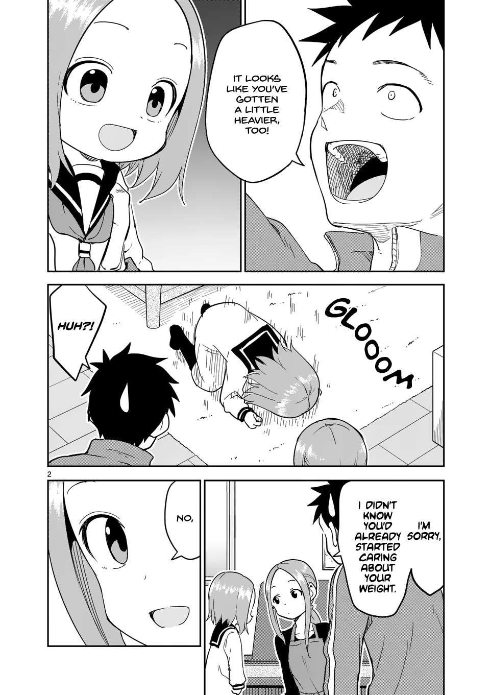 Karakai Jouzu no (Moto) Takagi-san chapter 311 page 2
