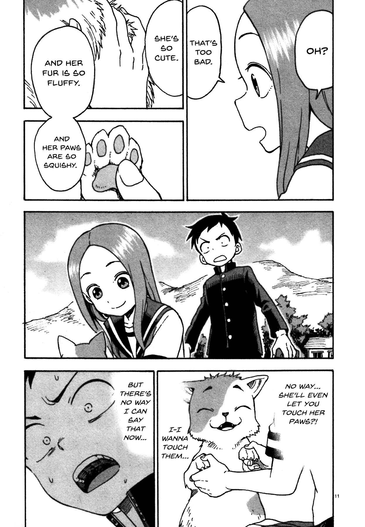 Karakai Jouzu no (Moto) Takagi-san chapter 32.5 page 11