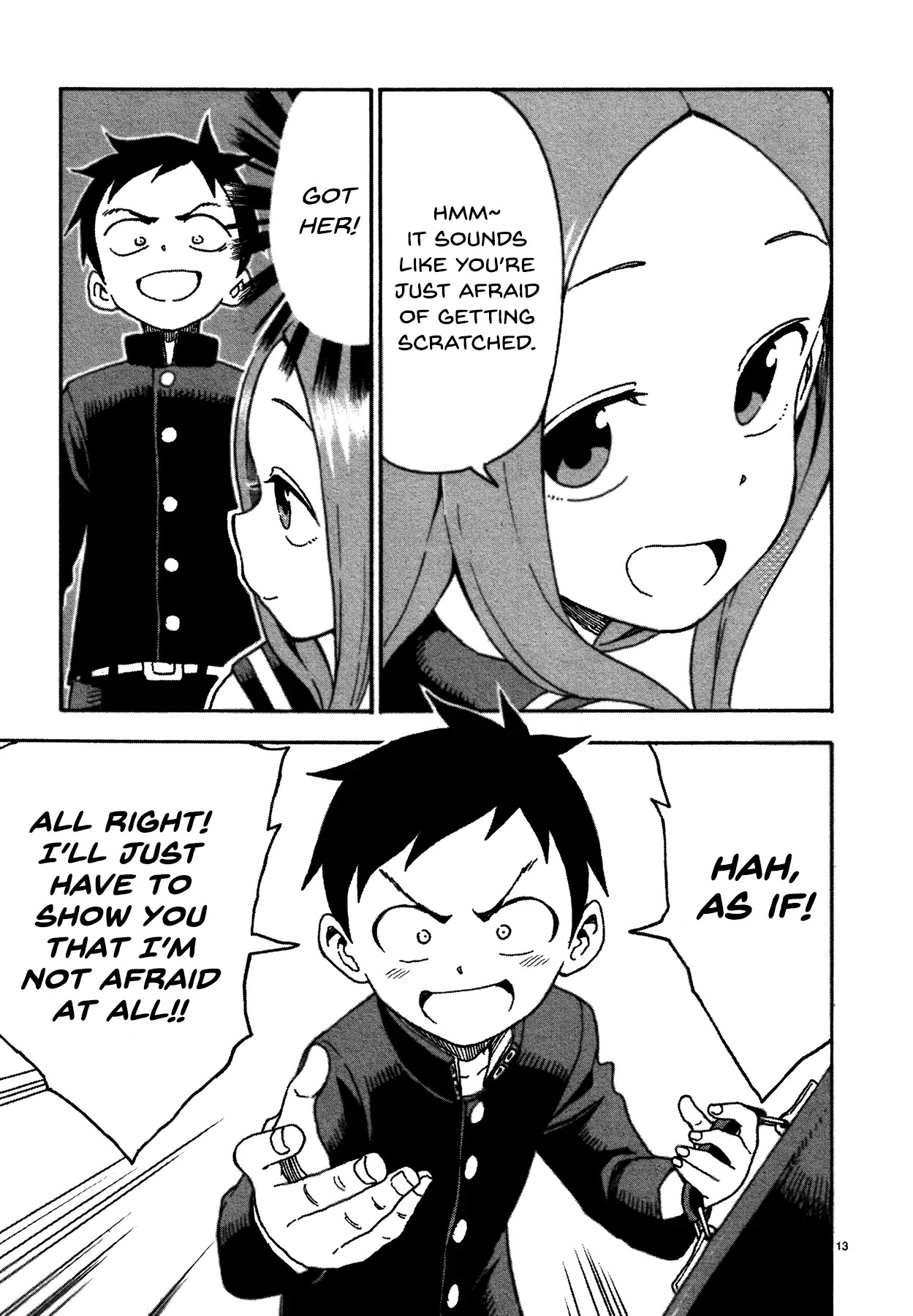 Karakai Jouzu no (Moto) Takagi-san chapter 32.5 page 13
