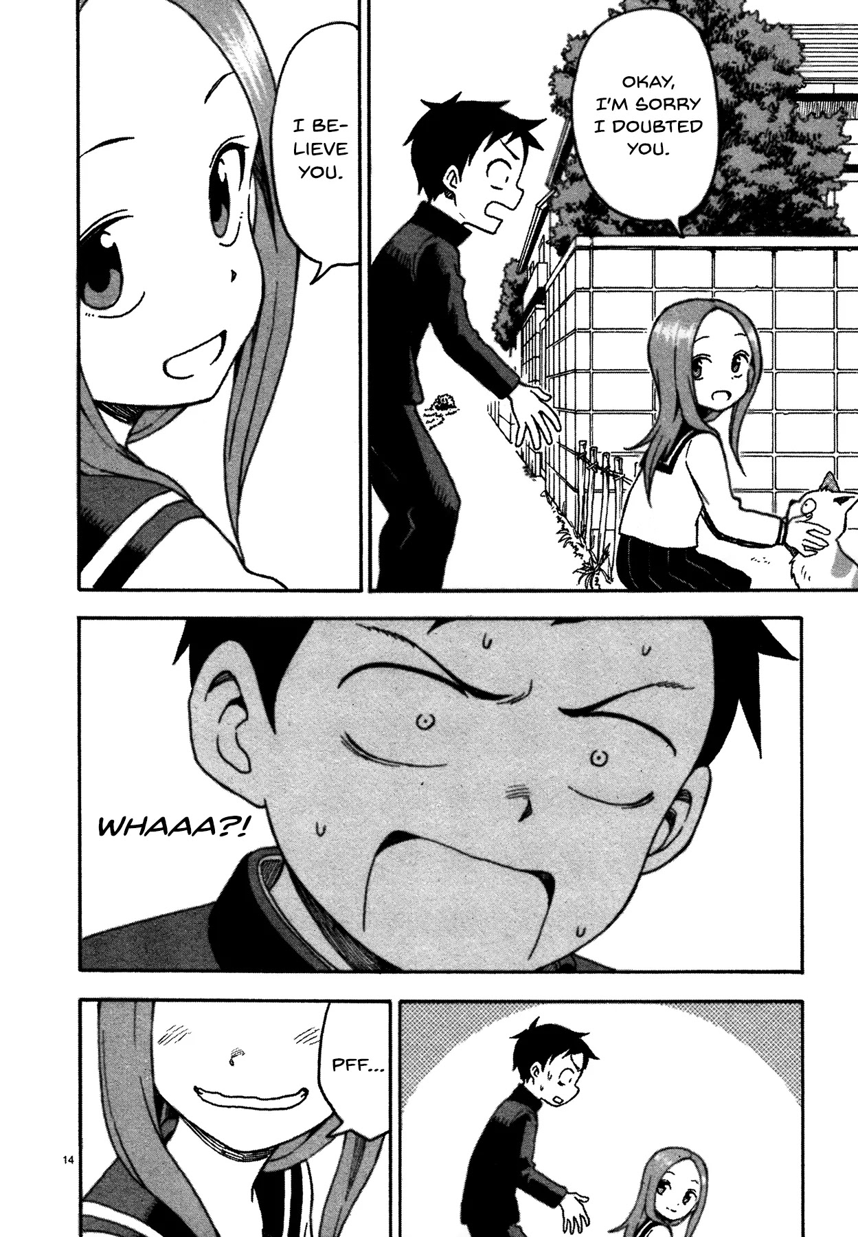 Karakai Jouzu no (Moto) Takagi-san chapter 32.5 page 14