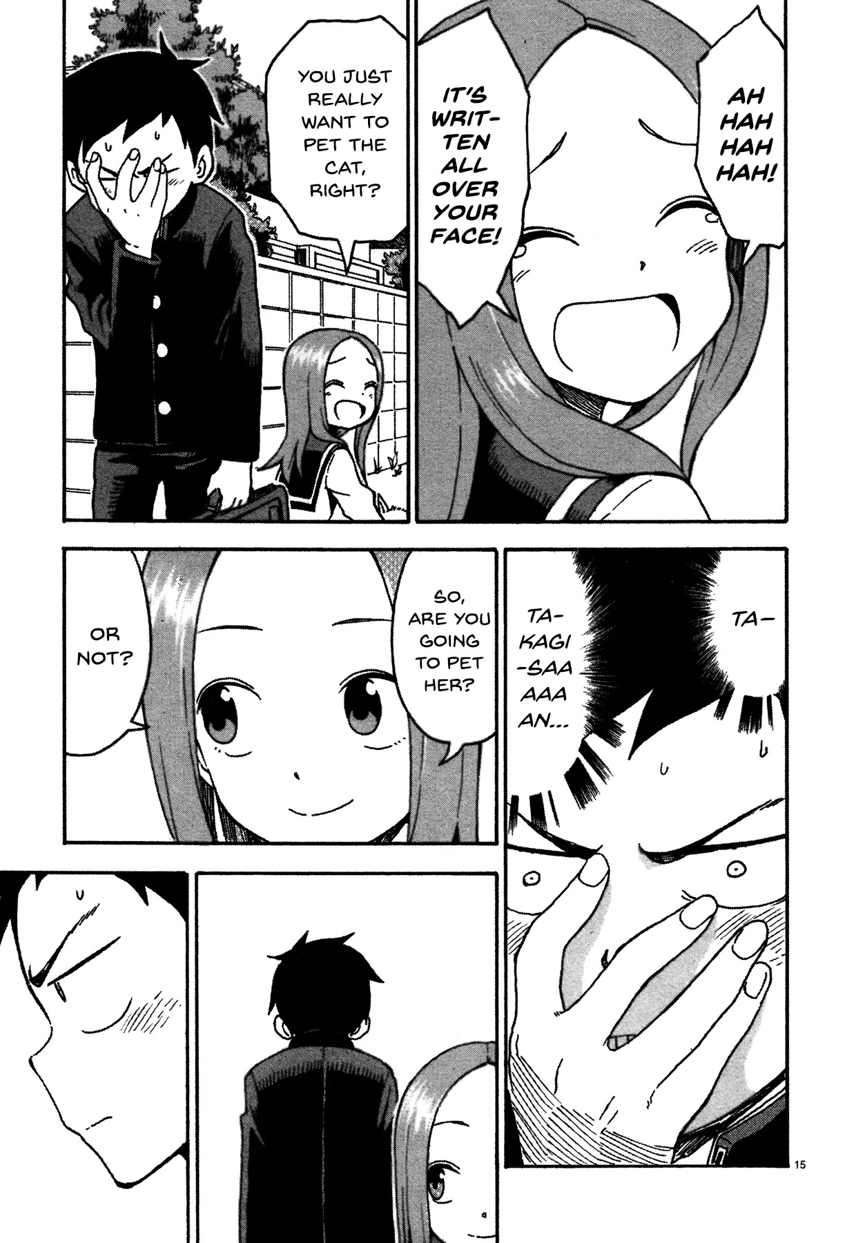 Karakai Jouzu no (Moto) Takagi-san chapter 32.5 page 15