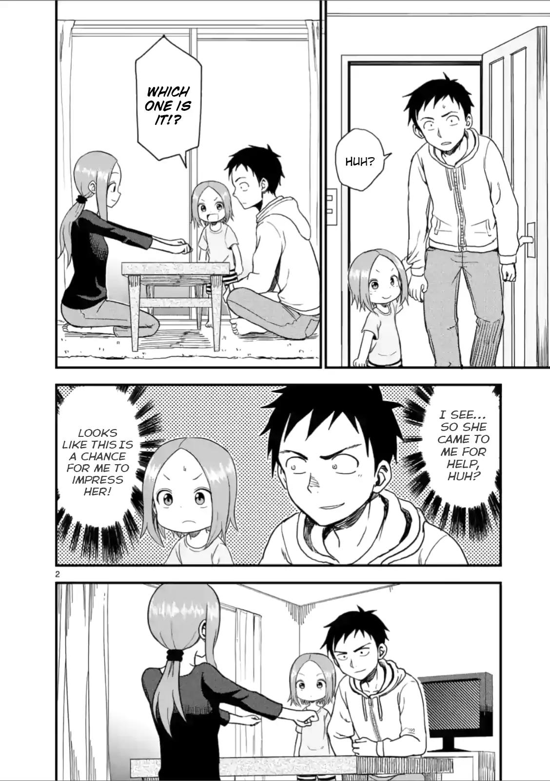 Karakai Jouzu no (Moto) Takagi-san chapter 39 page 2