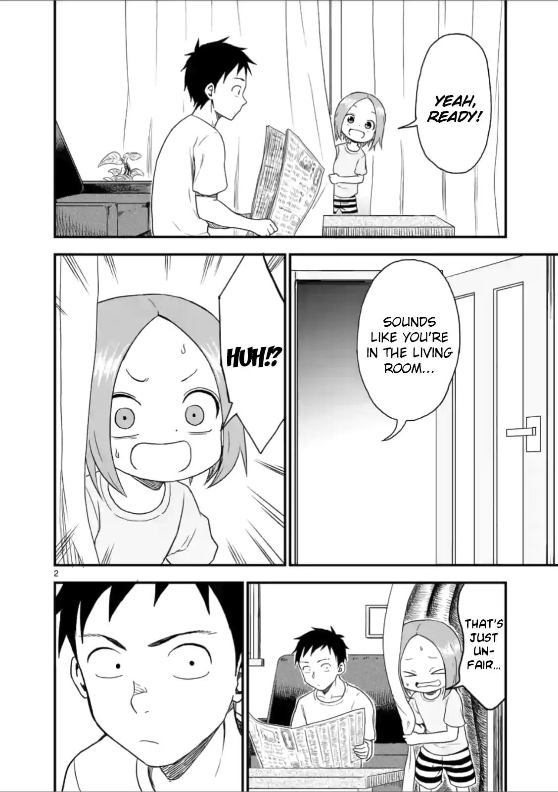 Karakai Jouzu no (Moto) Takagi-san chapter 41 page 2