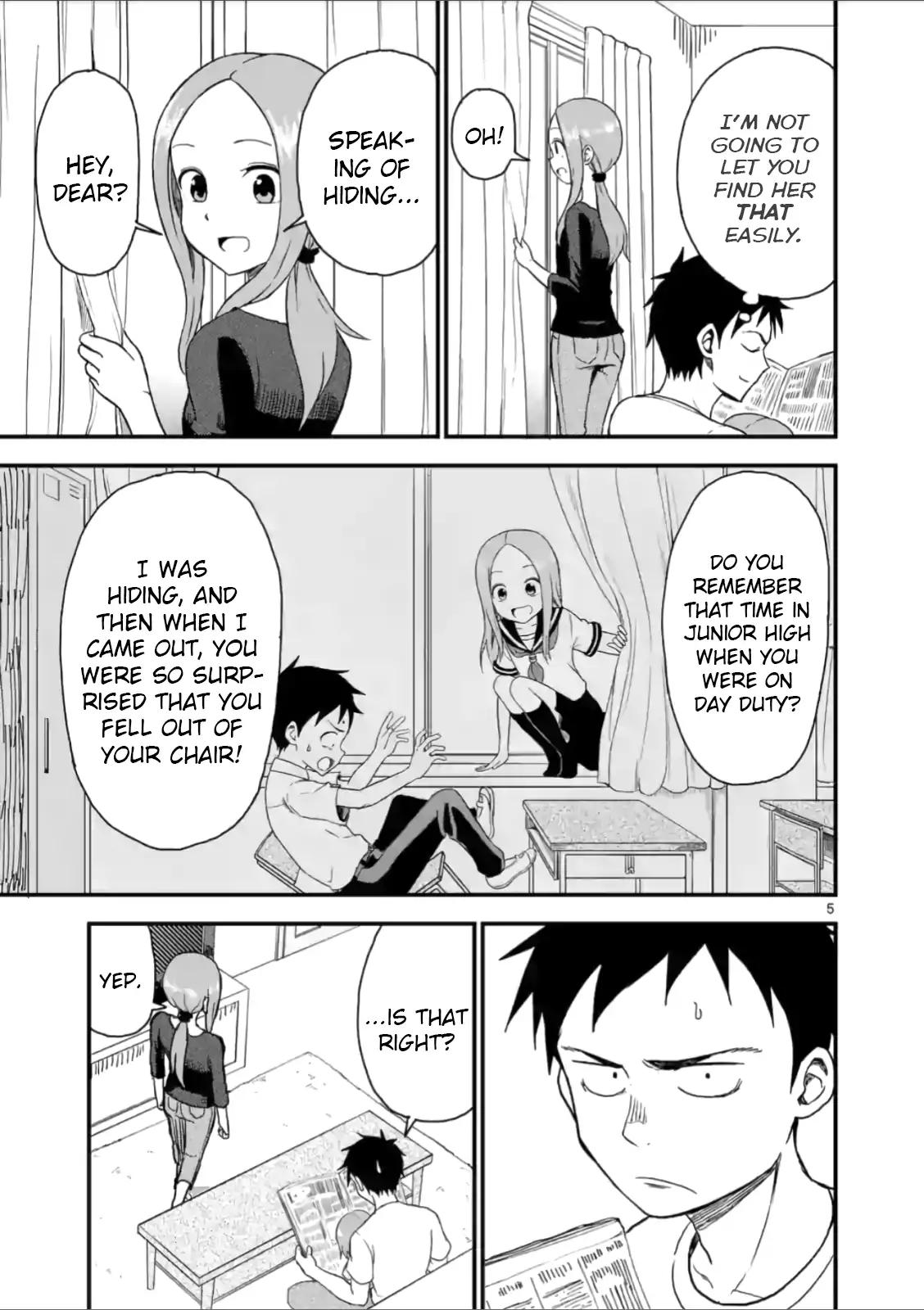 Karakai Jouzu no (Moto) Takagi-san chapter 41 page 5