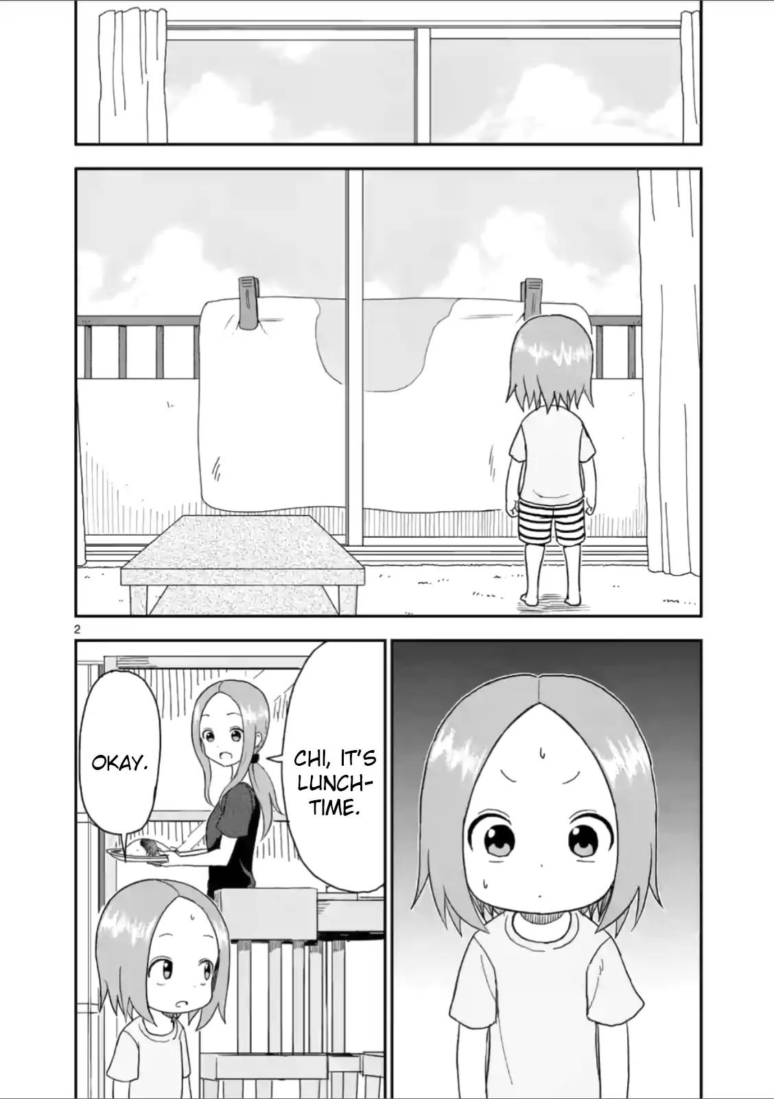 Karakai Jouzu no (Moto) Takagi-san chapter 55 page 2