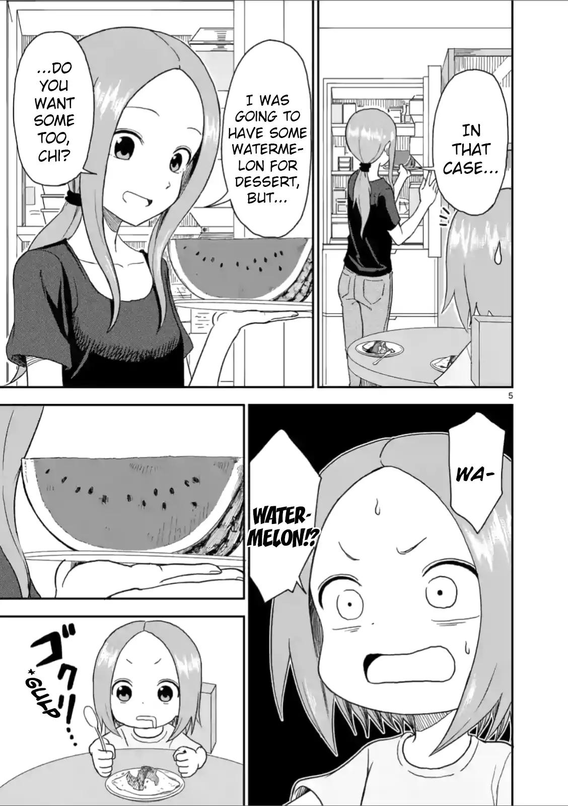 Karakai Jouzu no (Moto) Takagi-san chapter 55 page 5