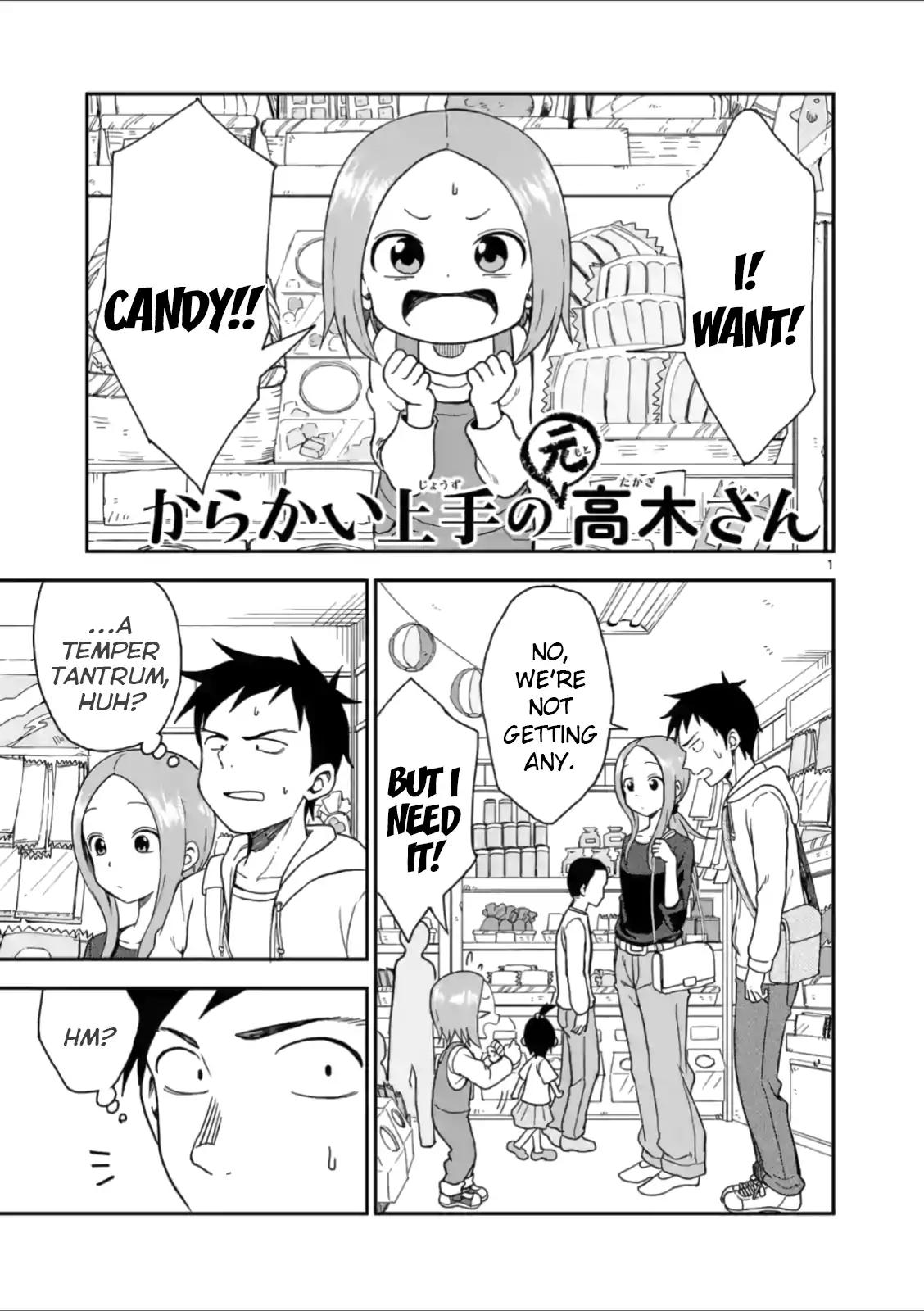 Karakai Jouzu no (Moto) Takagi-san chapter 61 page 1