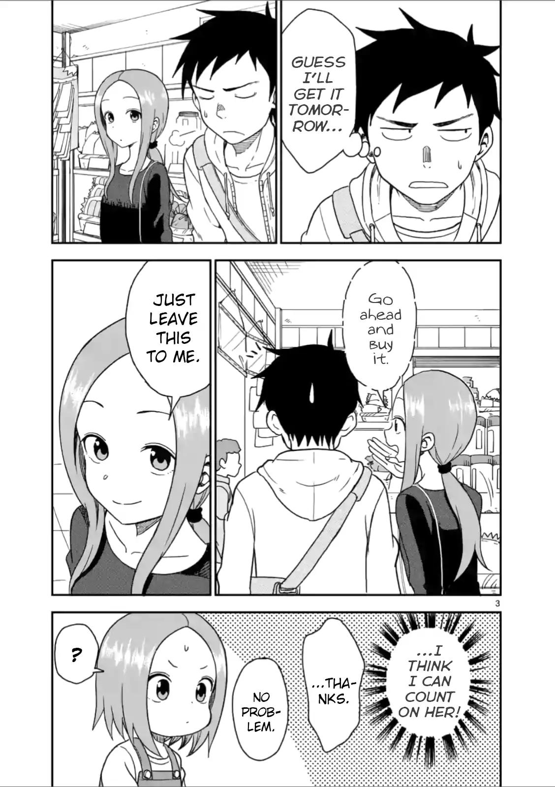 Karakai Jouzu no (Moto) Takagi-san chapter 61 page 3