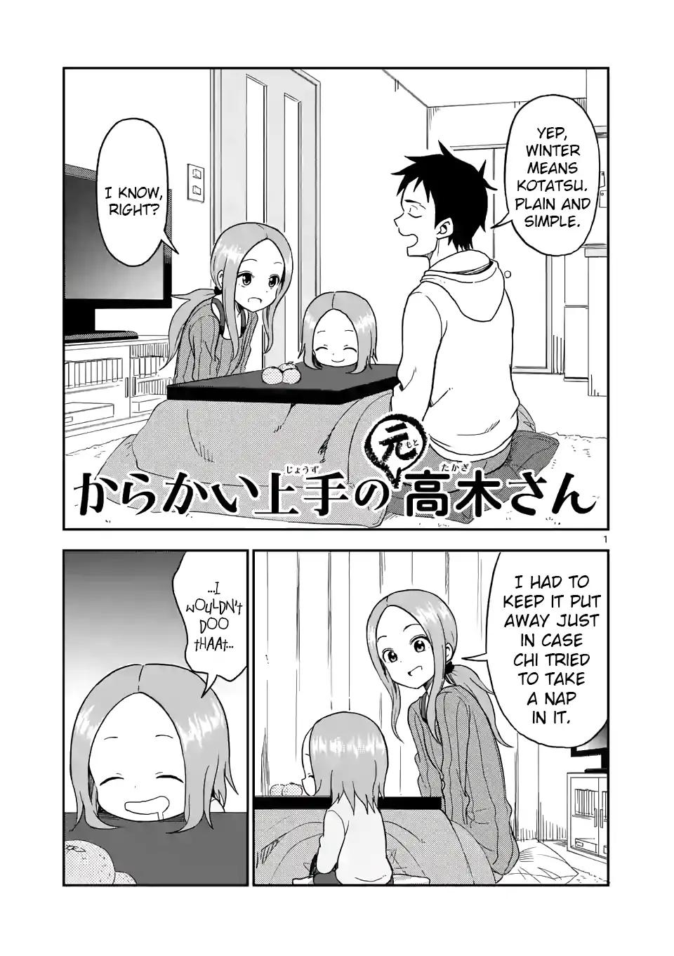 Karakai Jouzu no (Moto) Takagi-san chapter 68 page 1