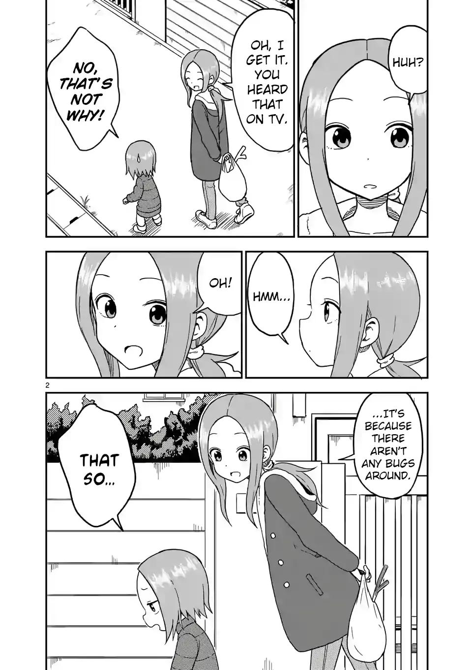 Karakai Jouzu no (Moto) Takagi-san chapter 76 page 2