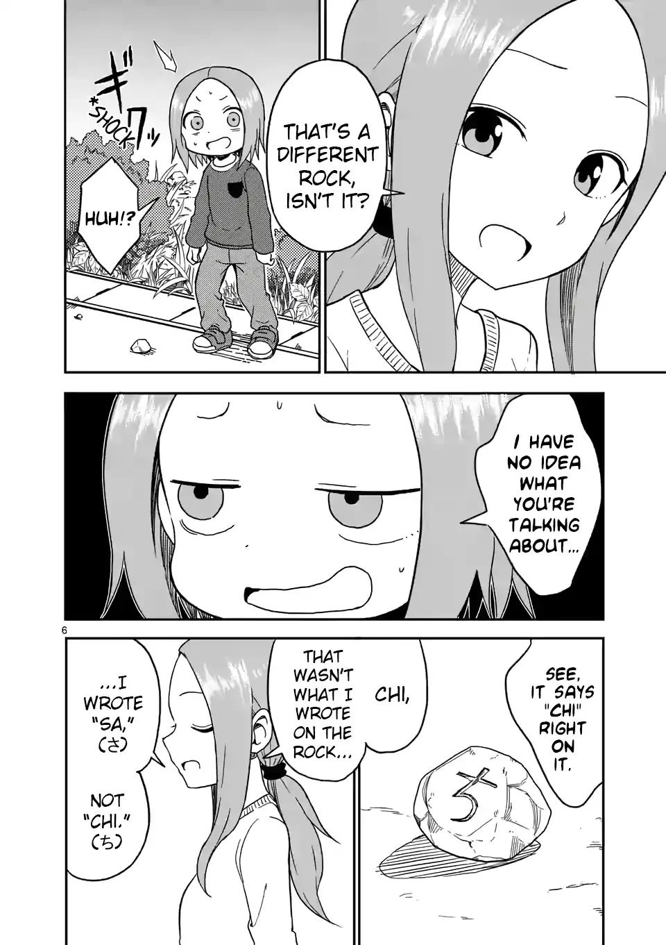Karakai Jouzu no (Moto) Takagi-san chapter 77 page 6