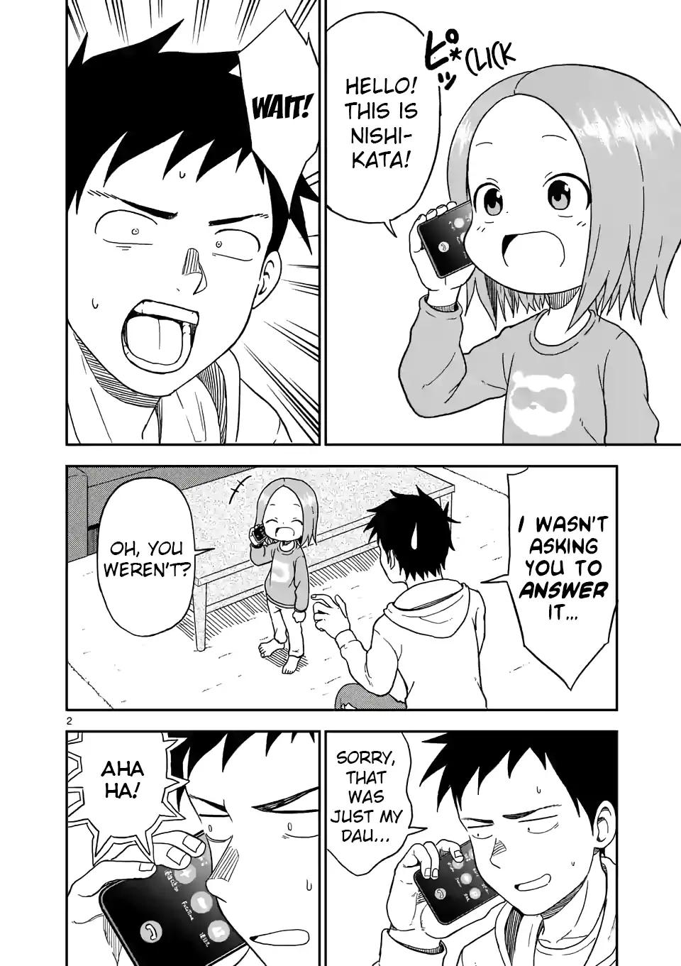 Karakai Jouzu no (Moto) Takagi-san chapter 86 page 2