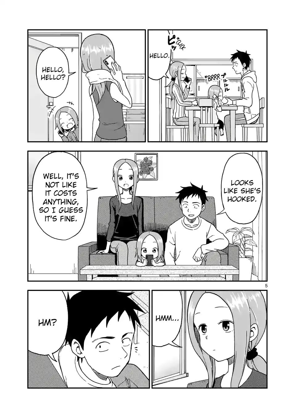 Karakai Jouzu no (Moto) Takagi-san chapter 86 page 5