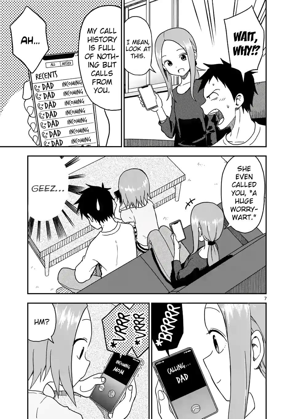 Karakai Jouzu no (Moto) Takagi-san chapter 86 page 7