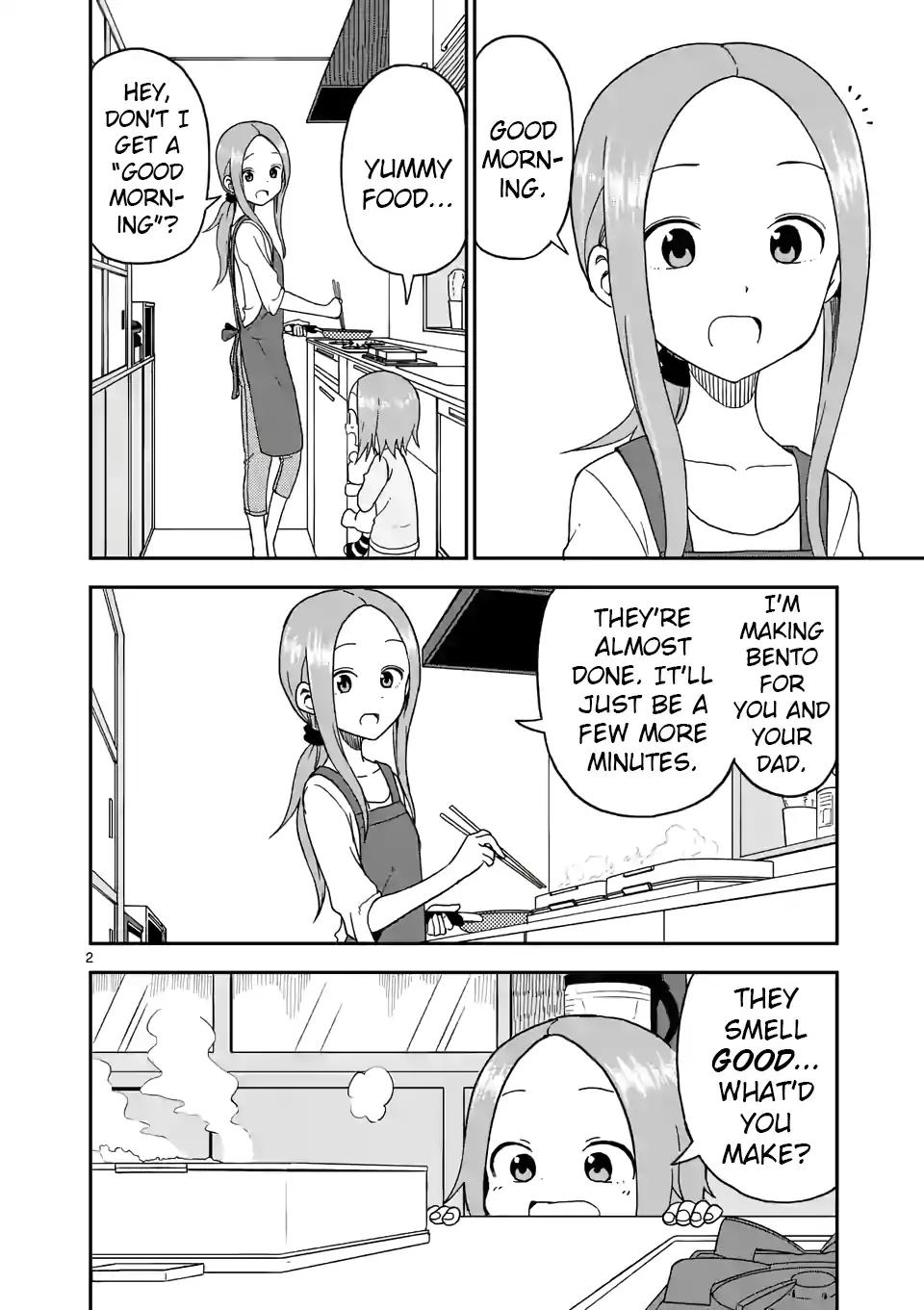 Karakai Jouzu no (Moto) Takagi-san chapter 88 page 2