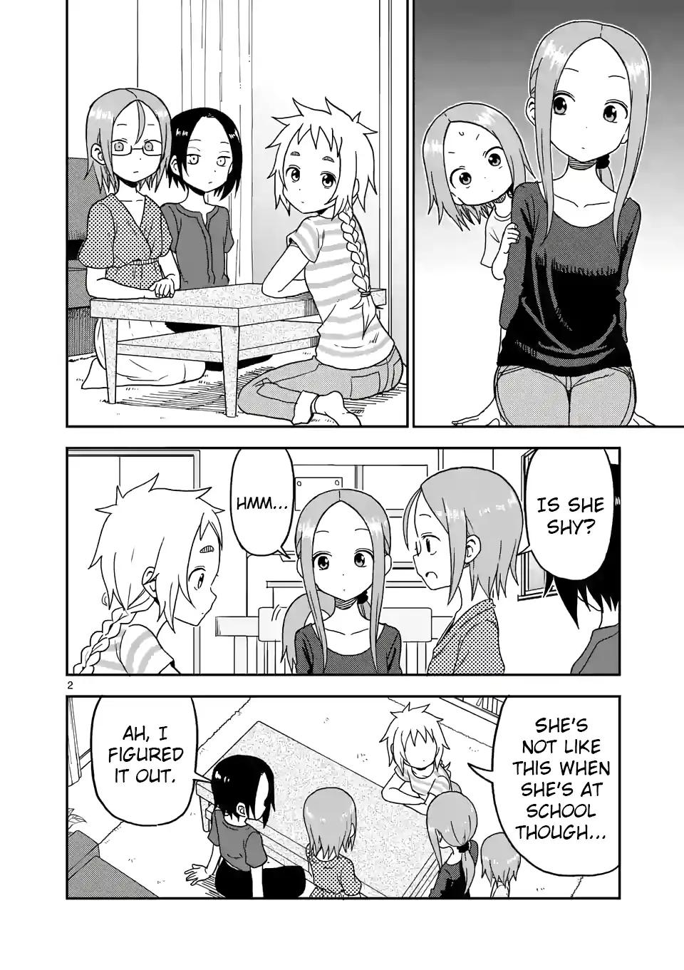 Karakai Jouzu no (Moto) Takagi-san chapter 90 page 2