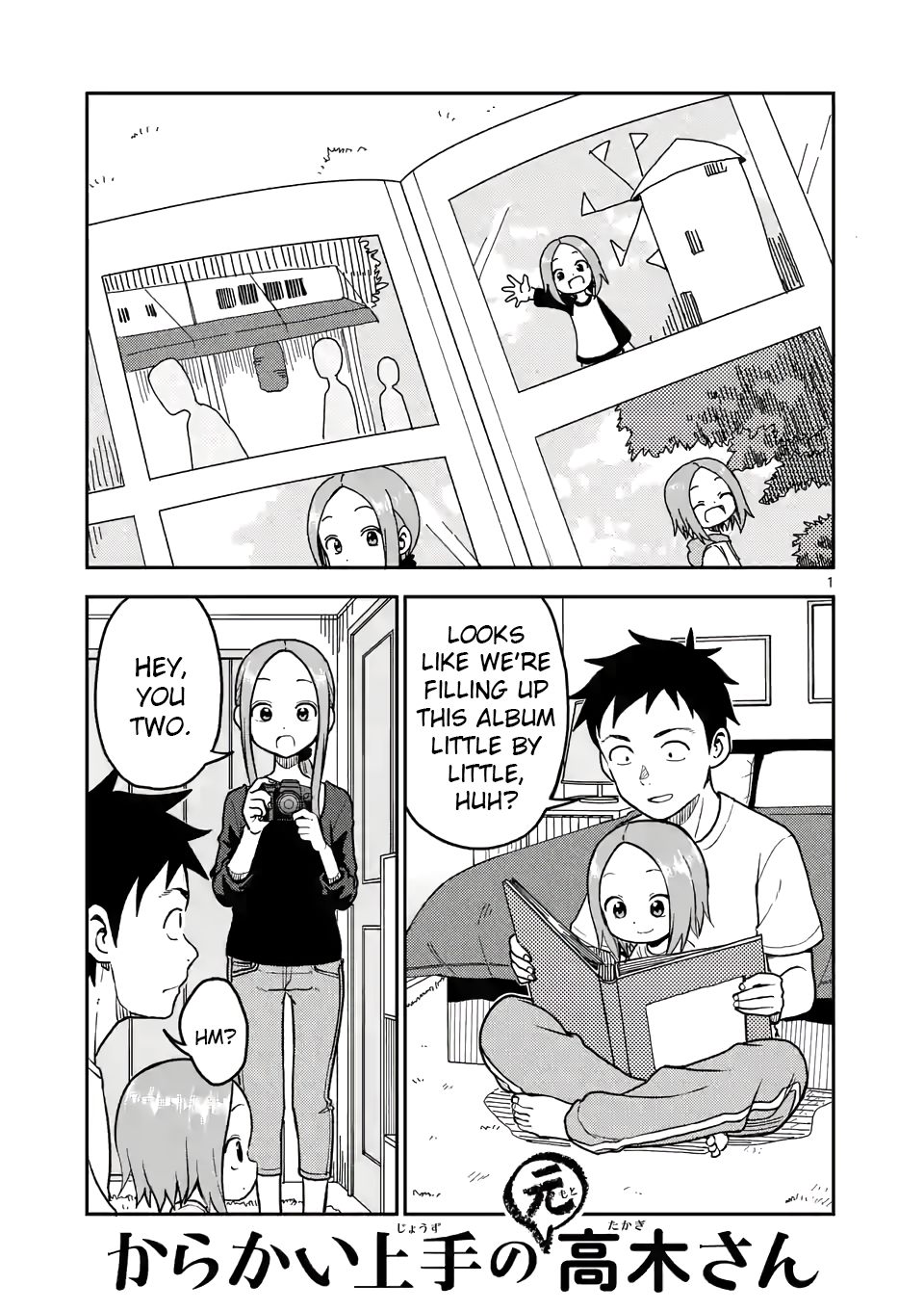 Karakai Jouzu no (Moto) Takagi-san chapter 92 page 1