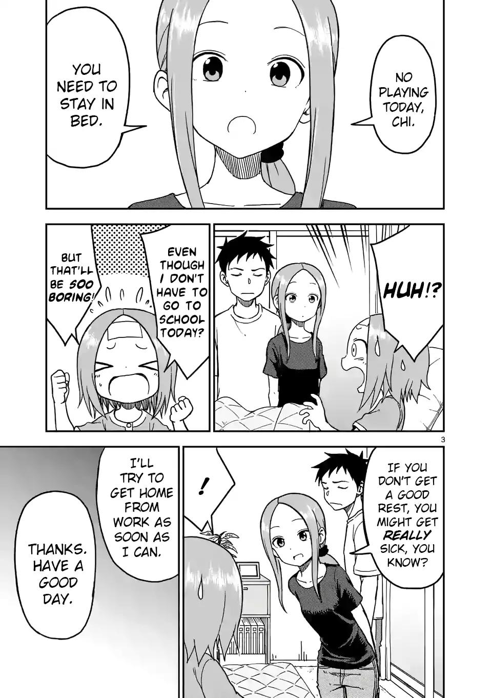Karakai Jouzu no (Moto) Takagi-san chapter 95 page 3