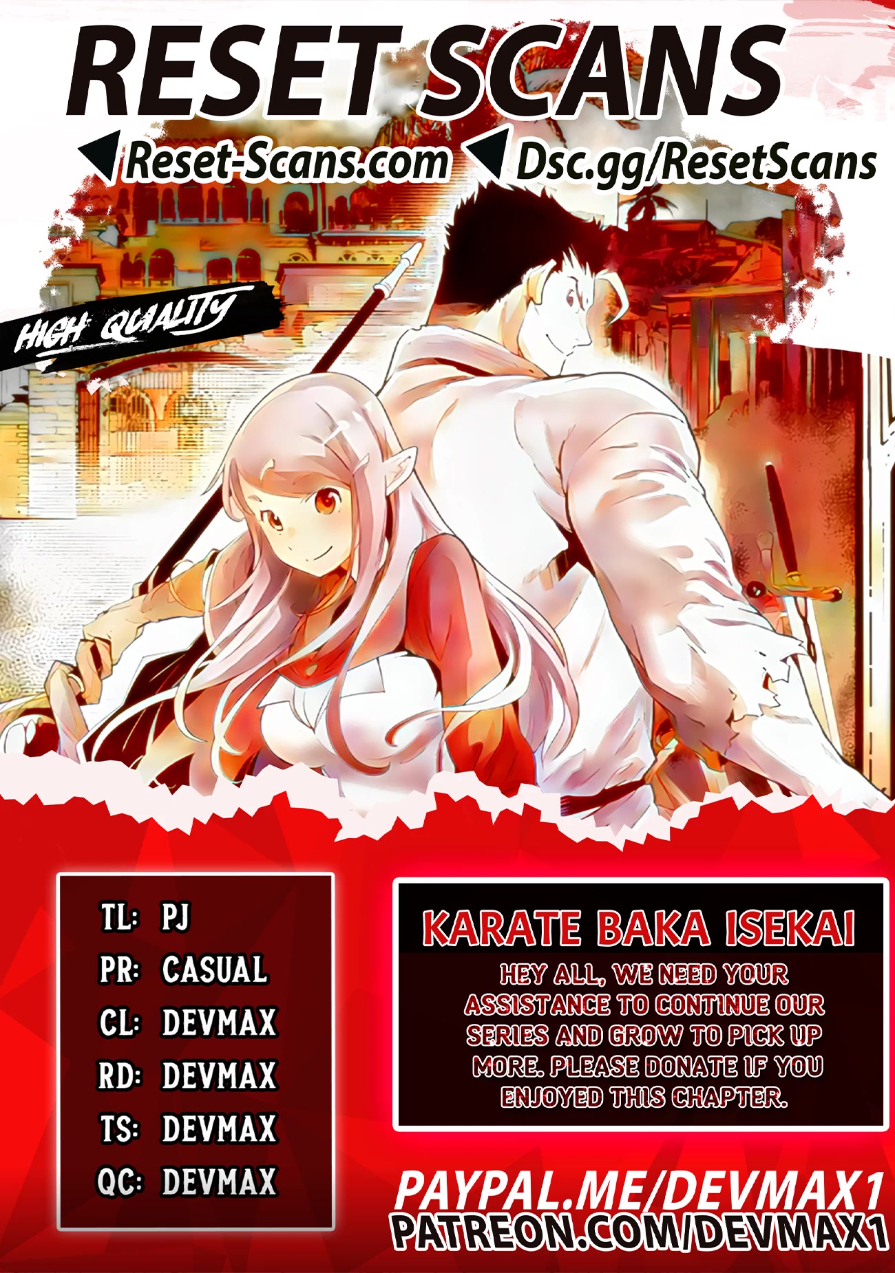 Karate Baka in Different World chapter 21.1 page 1