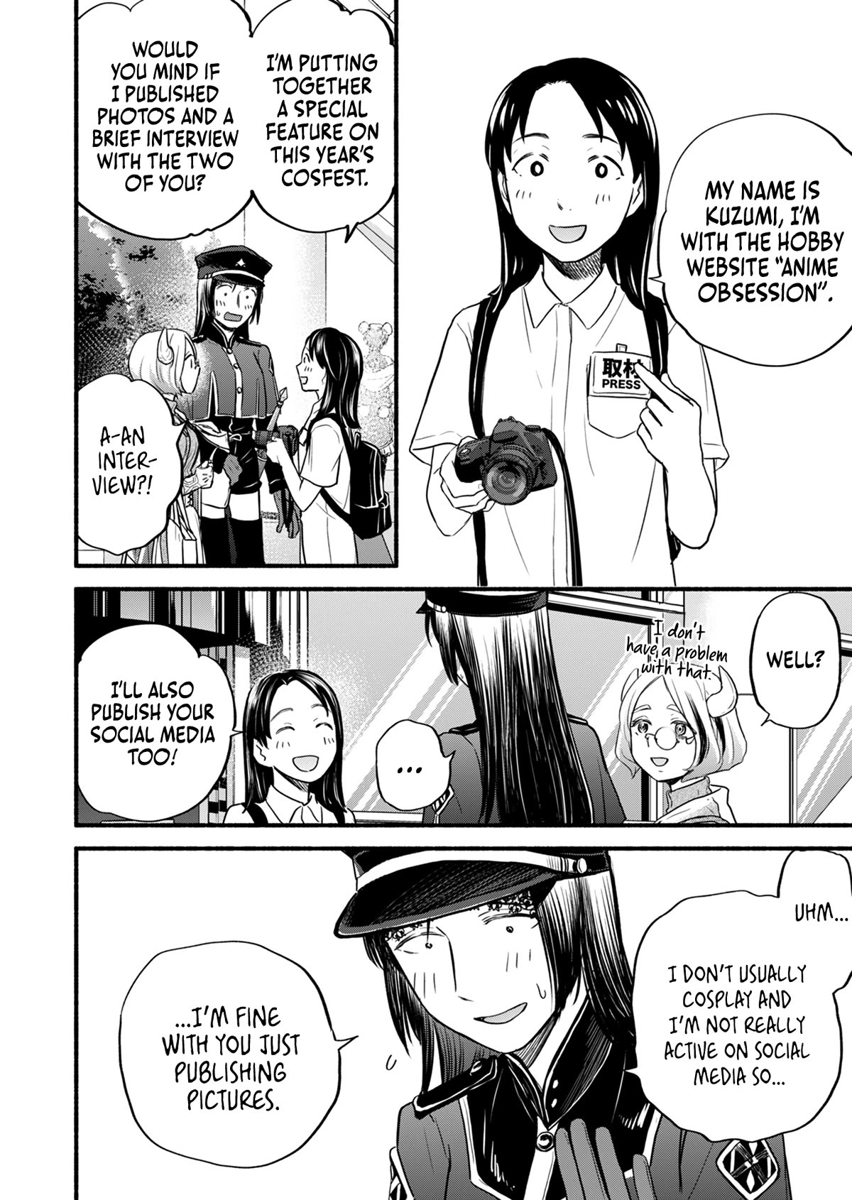 Kasane and Subaru chapter 14 page 1