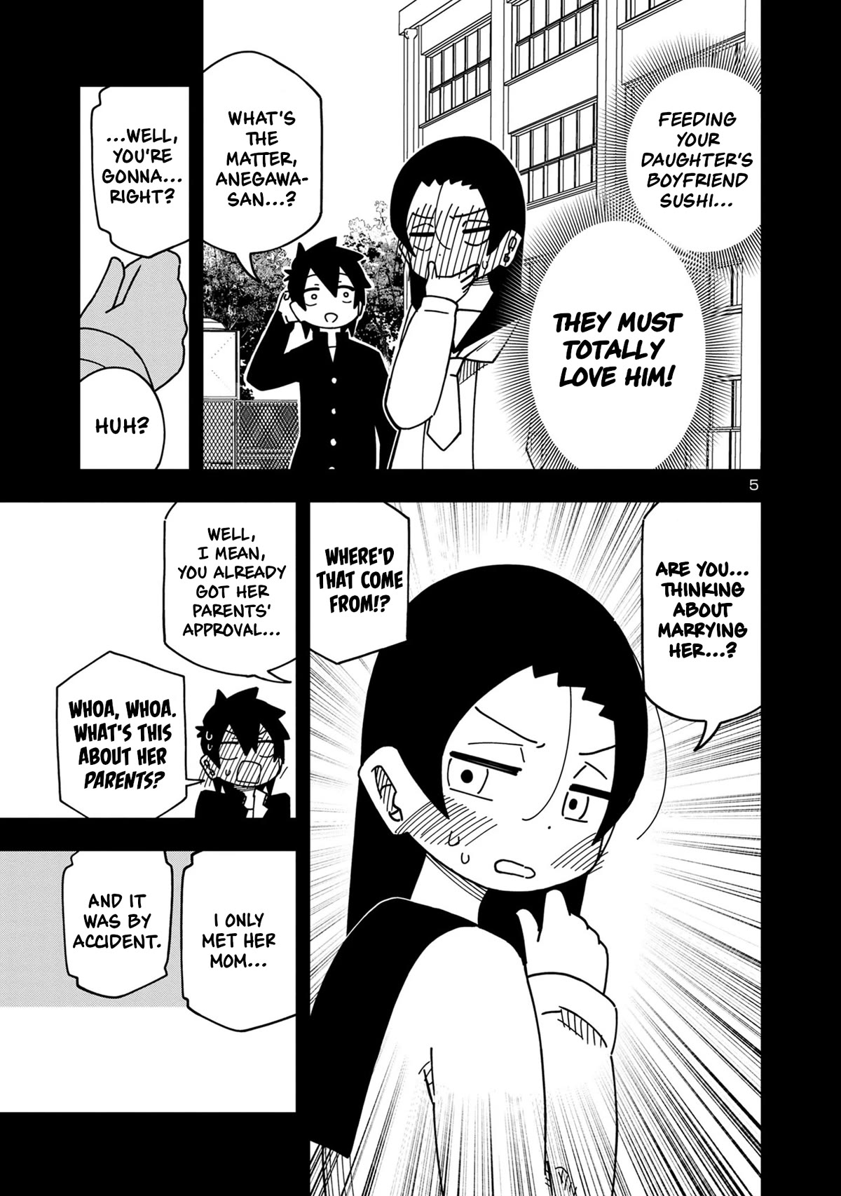 Kawaii Kouhai ni Iwasaretai chapter 102 page 5