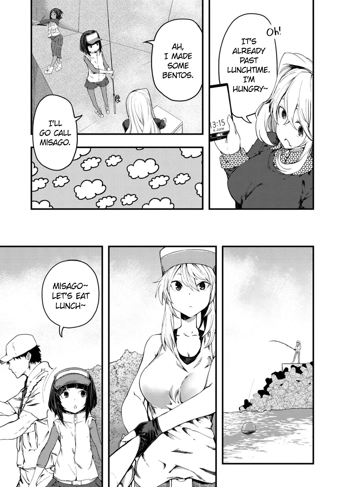 Kawasemi's Fishing and Cooking chapter 10 page 3