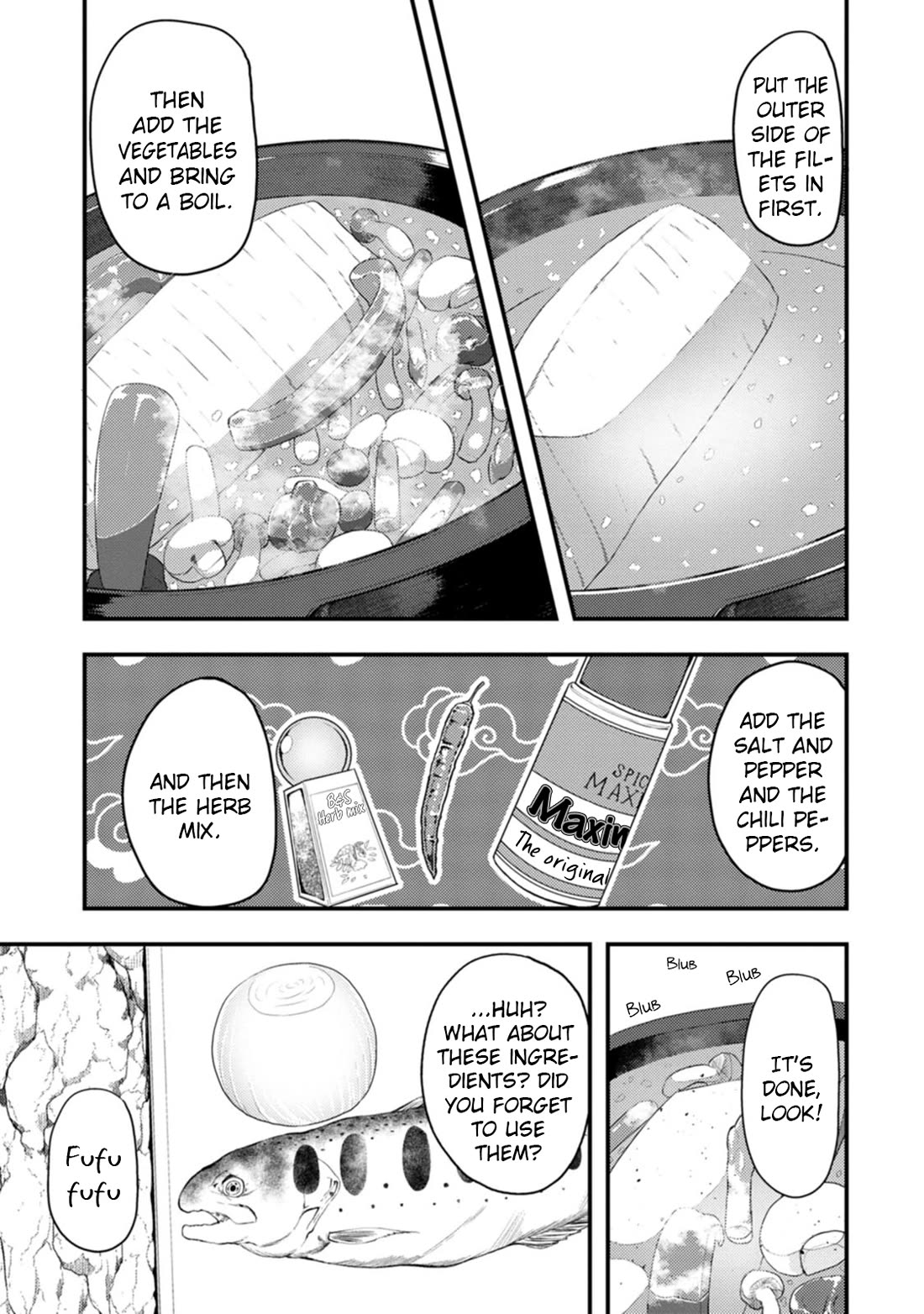 Kawasemi's Fishing and Cooking chapter 12 page 21