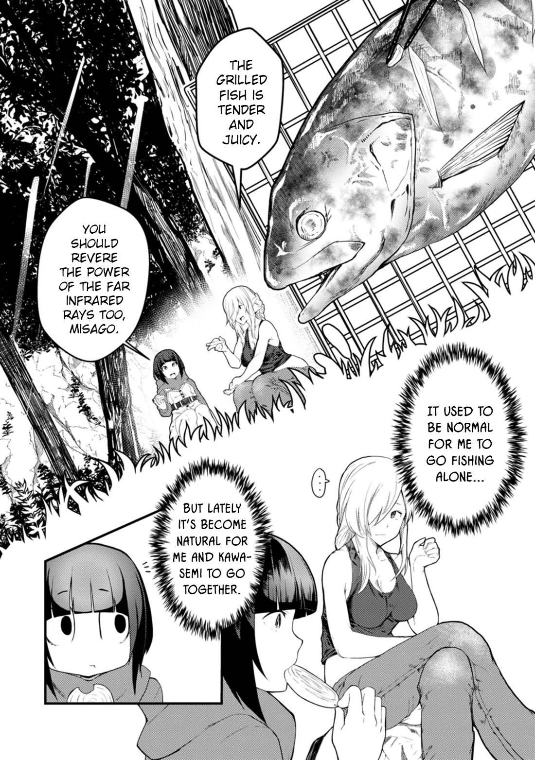 Kawasemi's Fishing and Cooking chapter 12 page 24