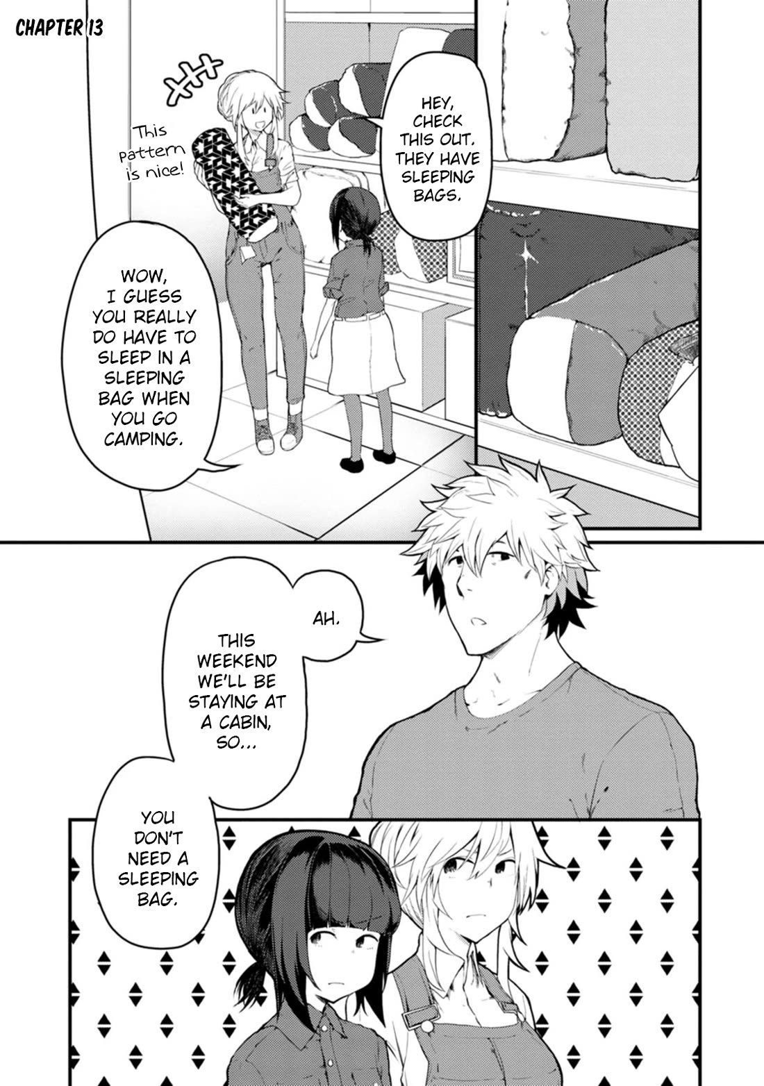 Kawasemi's Fishing and Cooking chapter 13 page 1