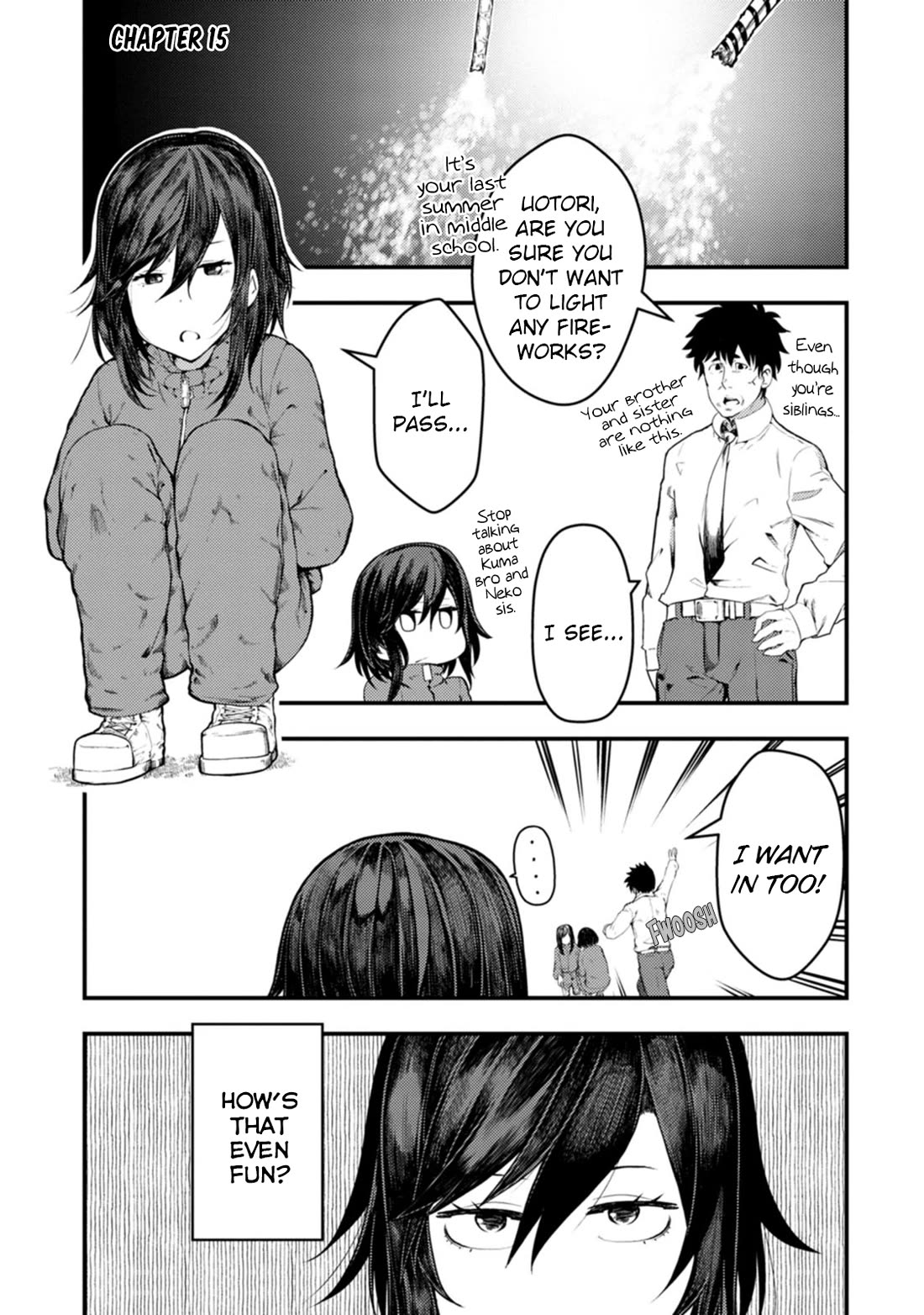 Kawasemi's Fishing and Cooking chapter 15 page 1