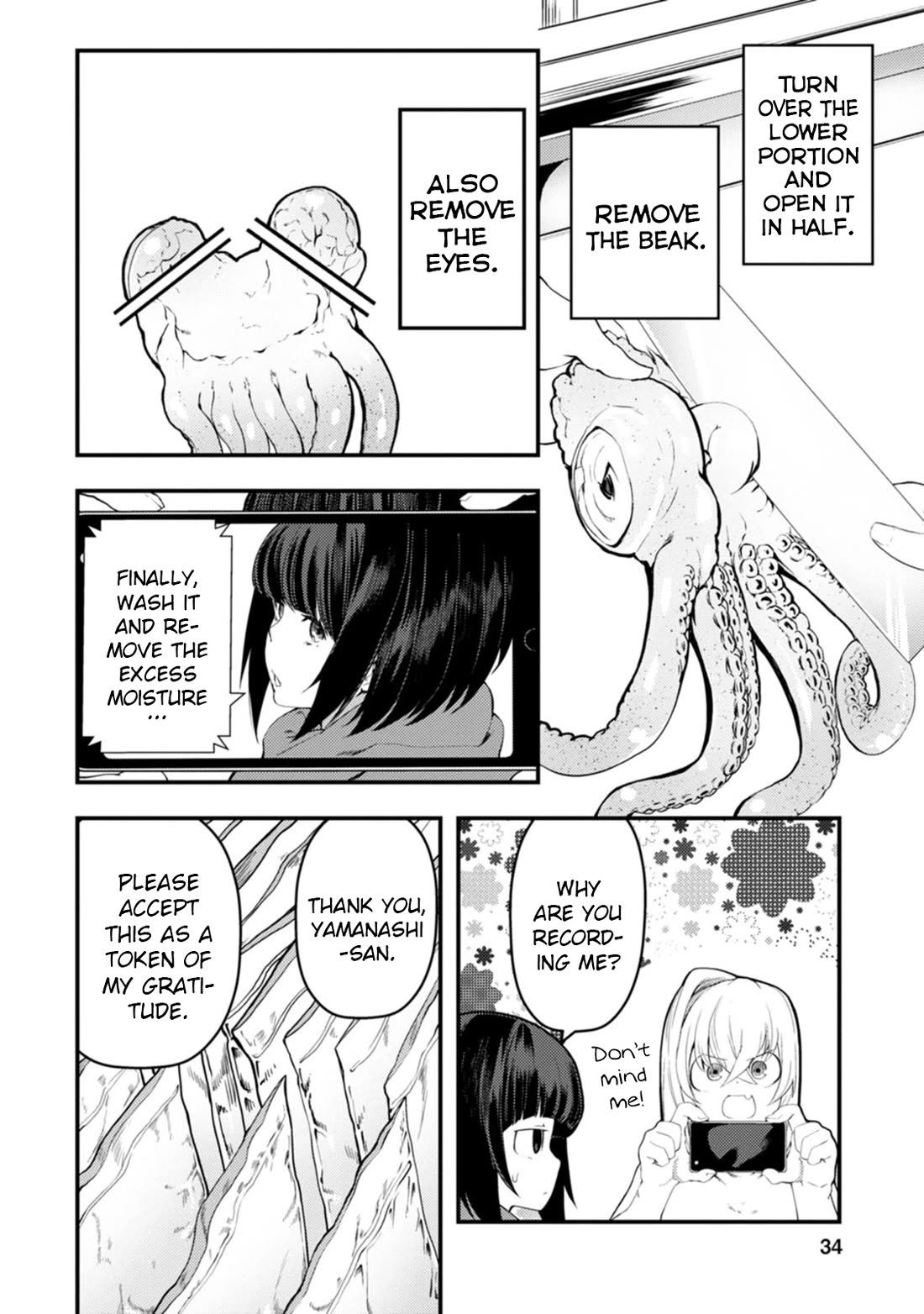 Kawasemi's Fishing and Cooking chapter 16 page 33