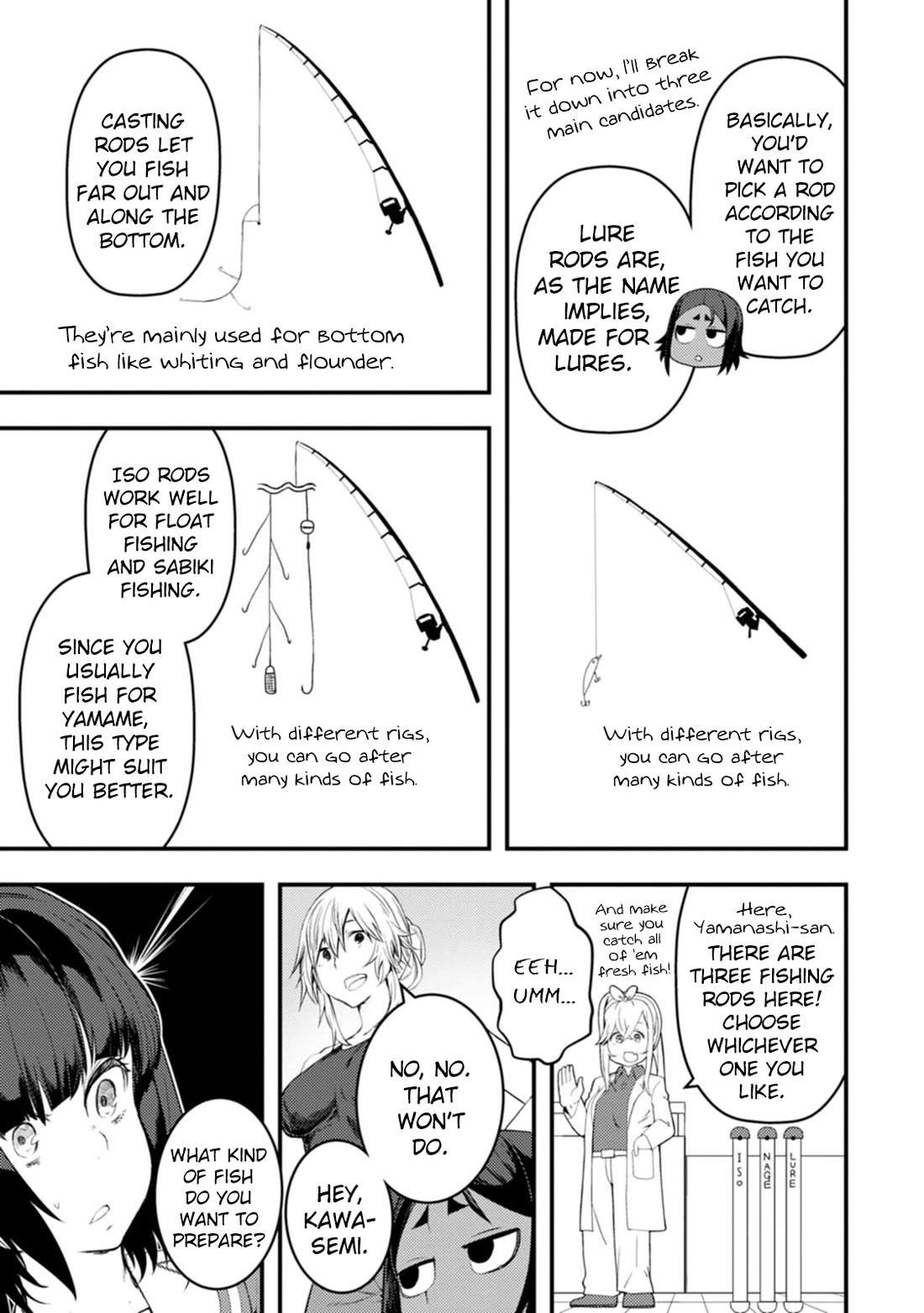 Kawasemi's Fishing and Cooking chapter 18 page 11