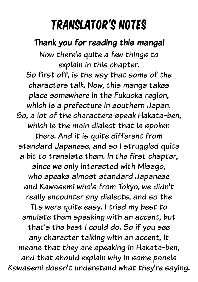 Kawasemi's Fishing and Cooking chapter 2 page 35