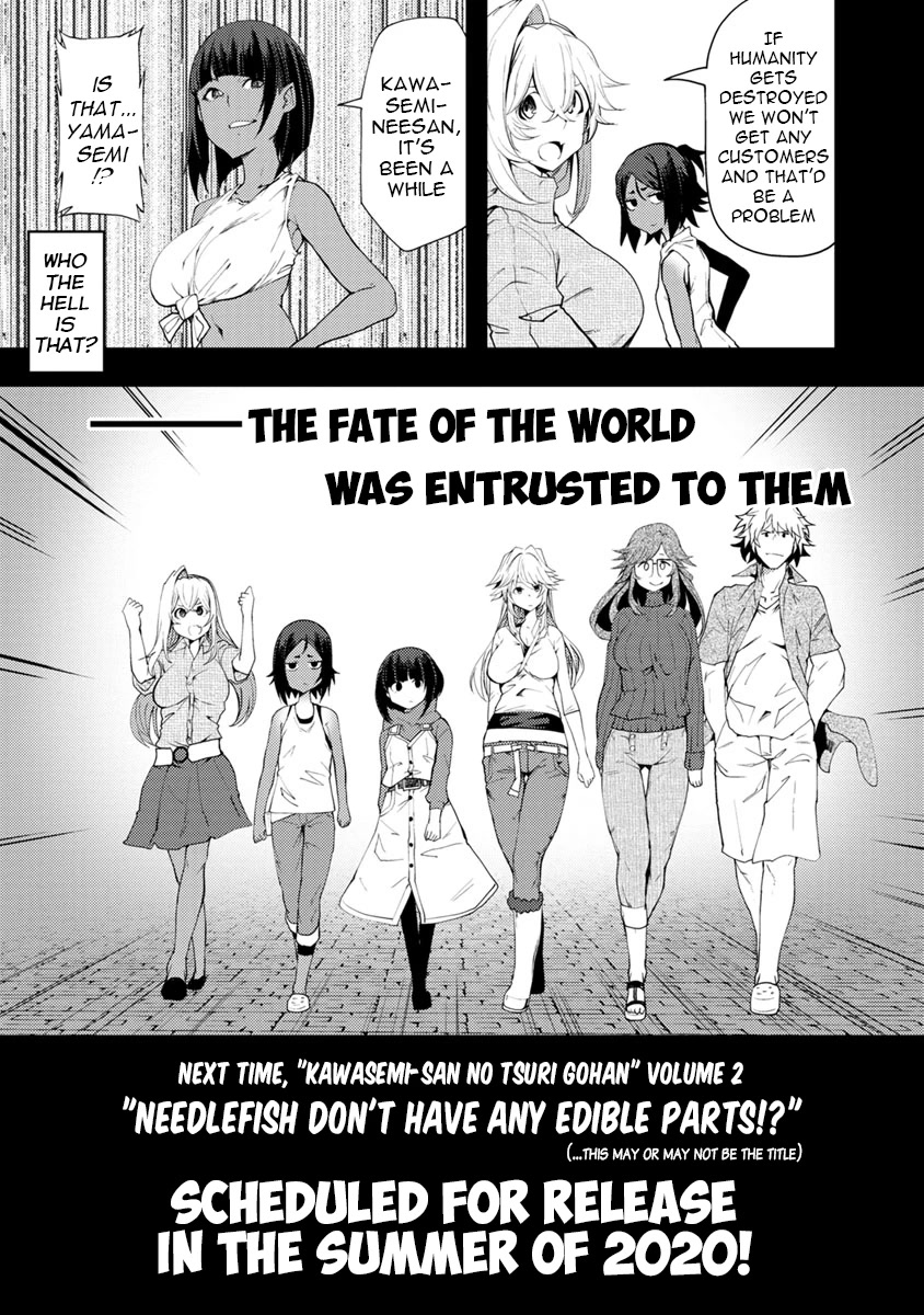 Kawasemi's Fishing and Cooking chapter 5 page 35