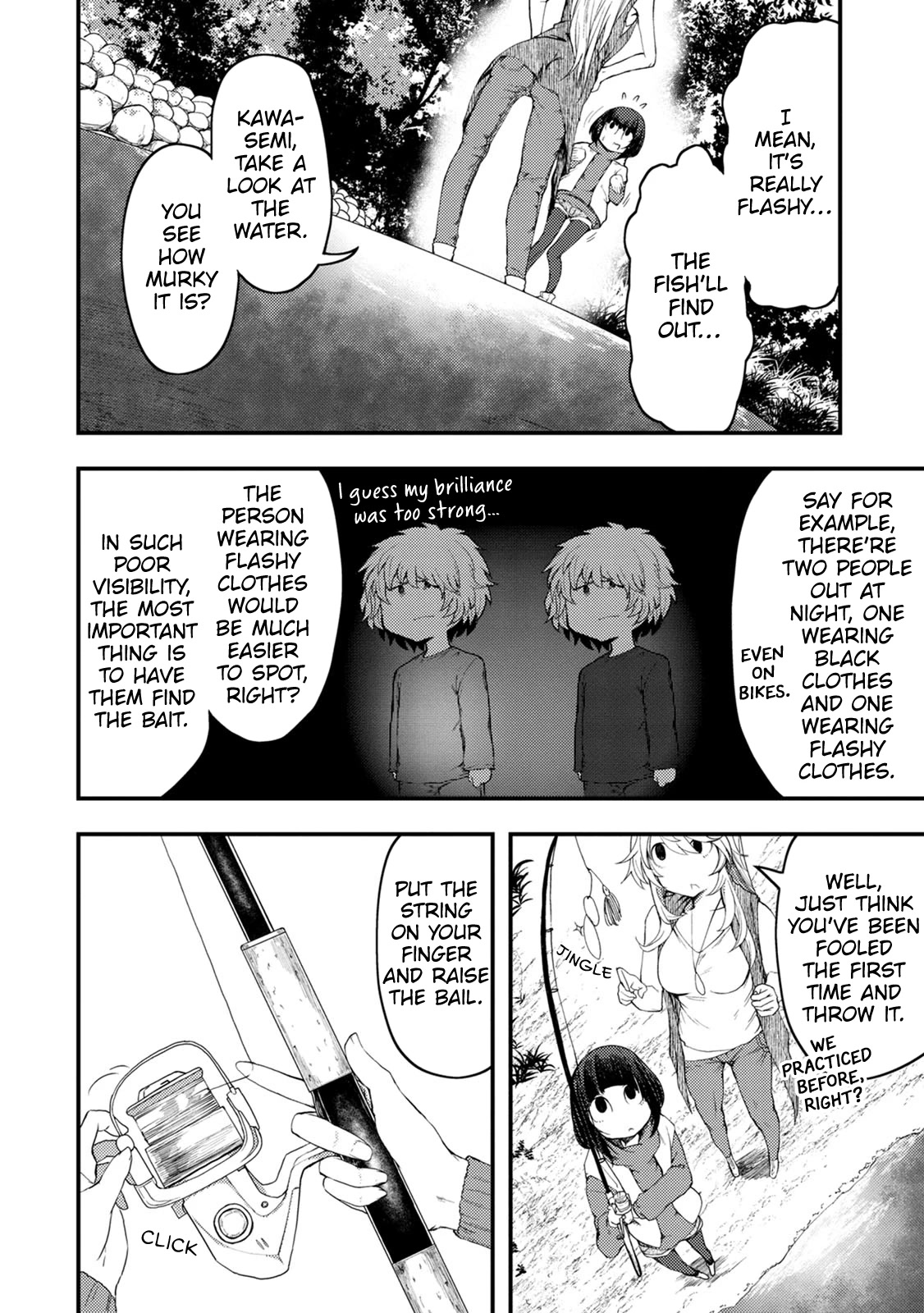 Kawasemi's Fishing and Cooking chapter 6 page 16