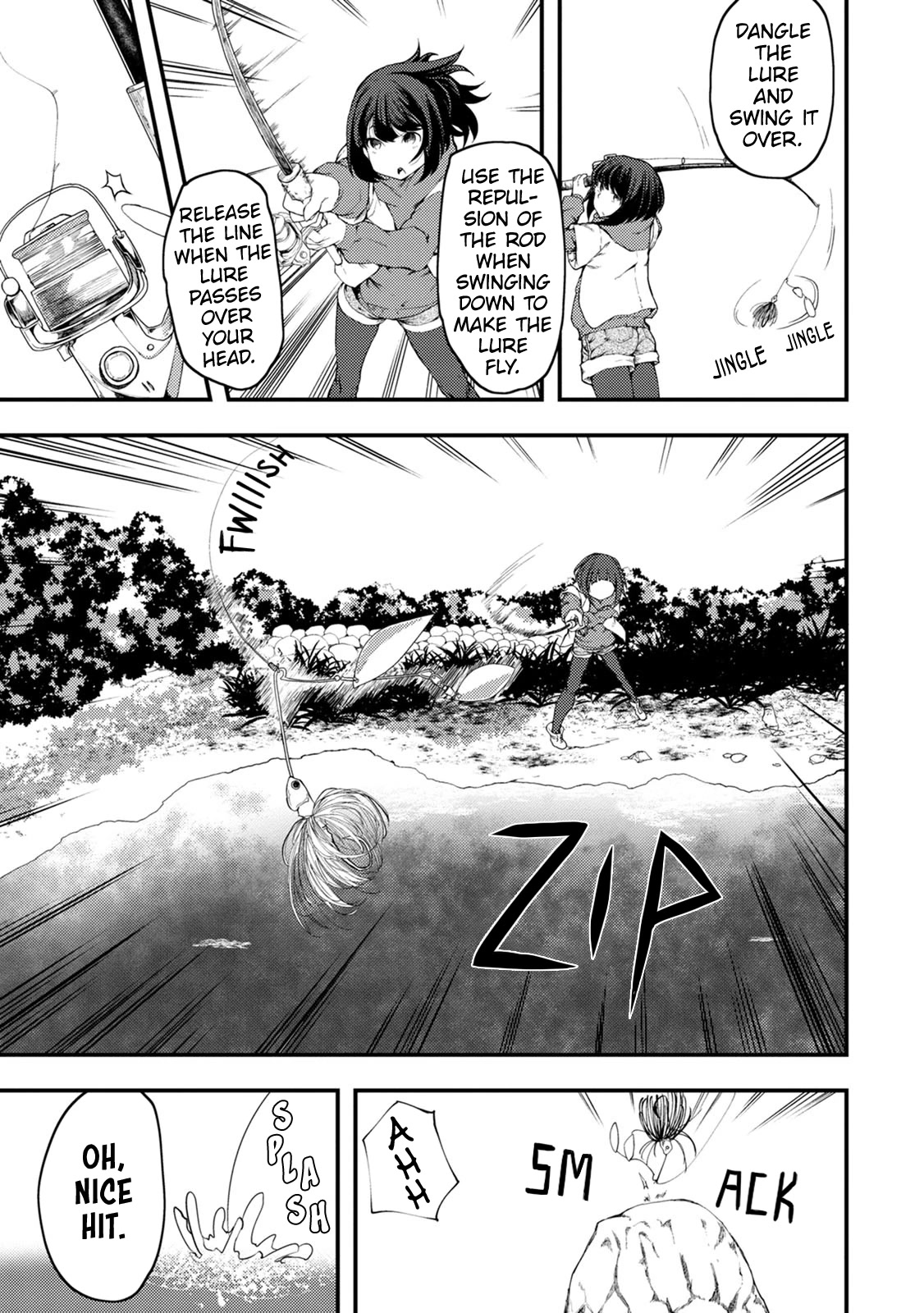 Kawasemi's Fishing and Cooking chapter 6 page 17