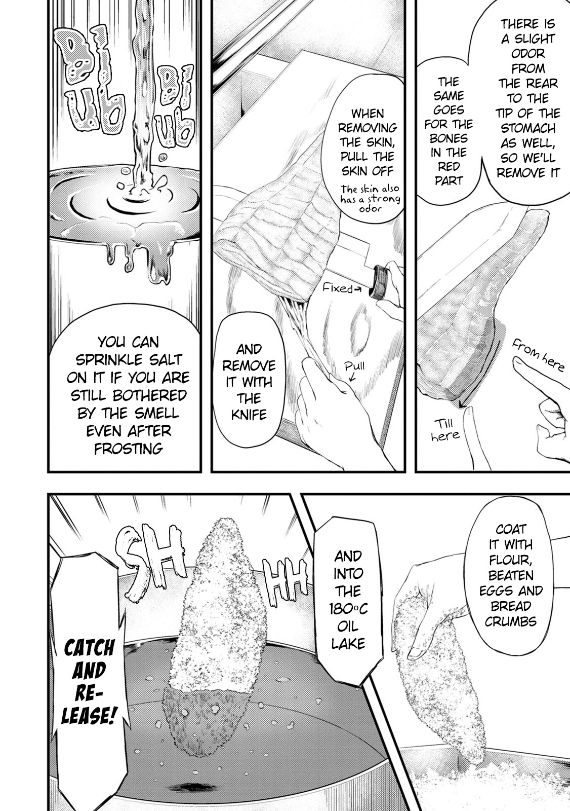 Kawasemi's Fishing and Cooking chapter 7 page 30