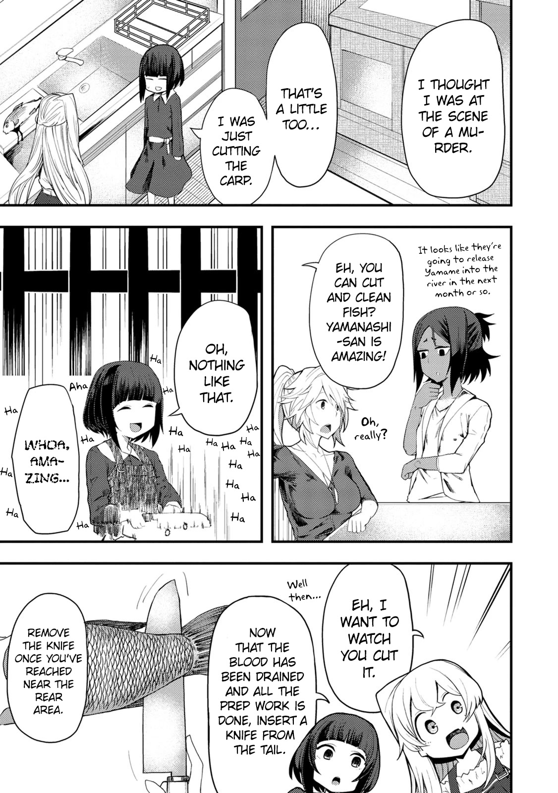 Kawasemi's Fishing and Cooking chapter 8 page 23